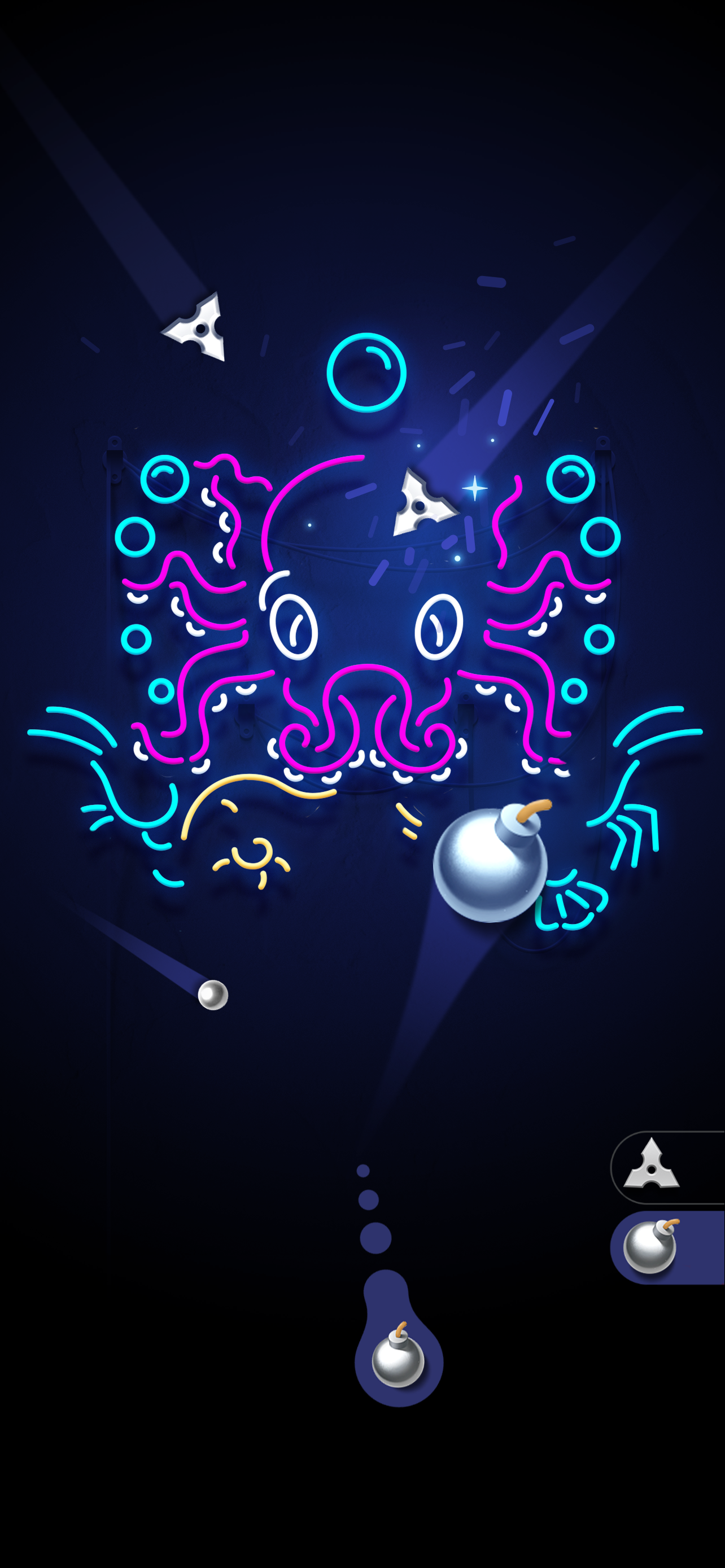 اسکرین شات 2 بازی Hit the Light - Neon Shooter