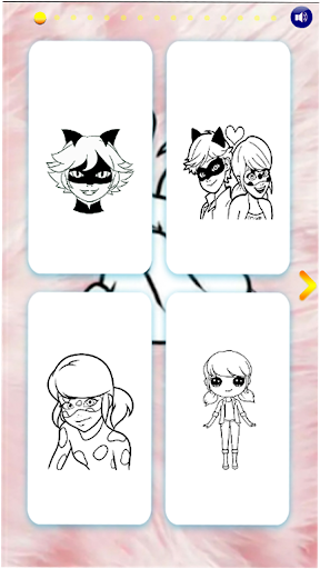 اسکرین شات 2 برنامه Ladybug Glitter Coloring Book