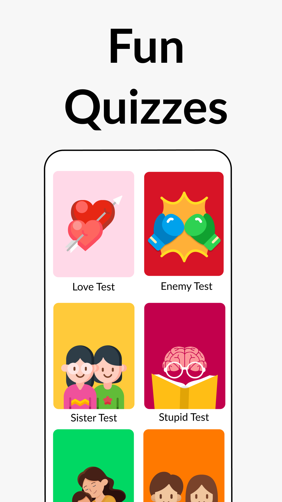 اسکرین شات 3 برنامه BFF Test: Quiz Your Friends
