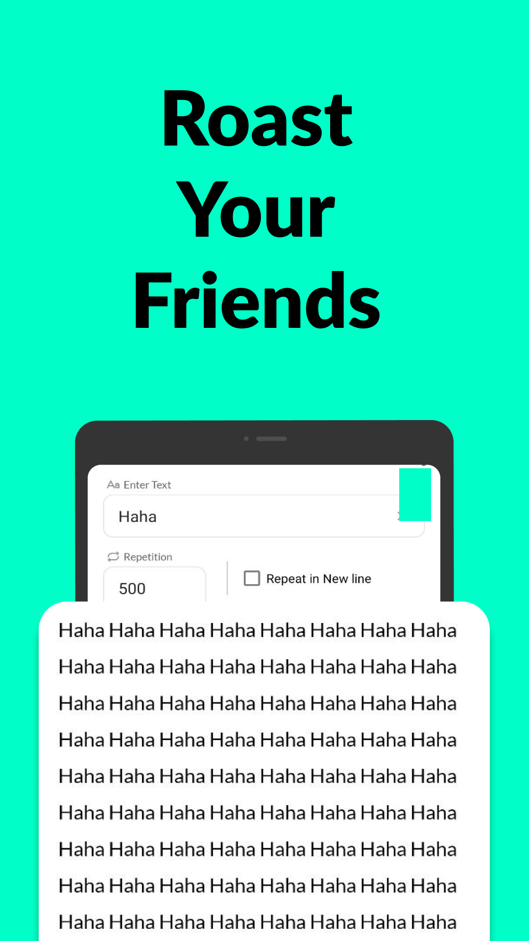 اسکرین شات 3 برنامه Text Repeater: Repeat Text 10K