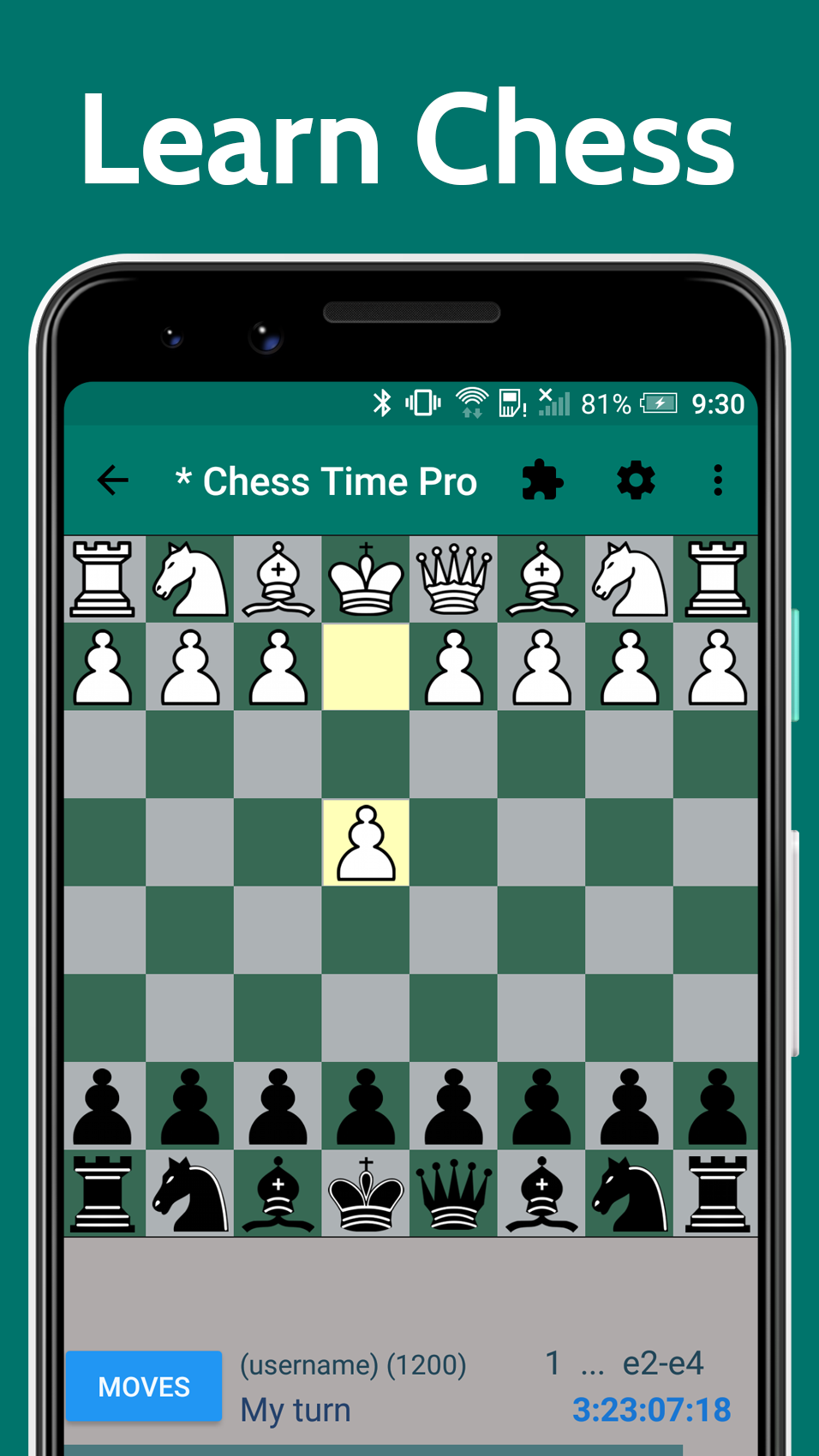 اسکرین شات 1 بازی Chess Time - Multiplayer Chess