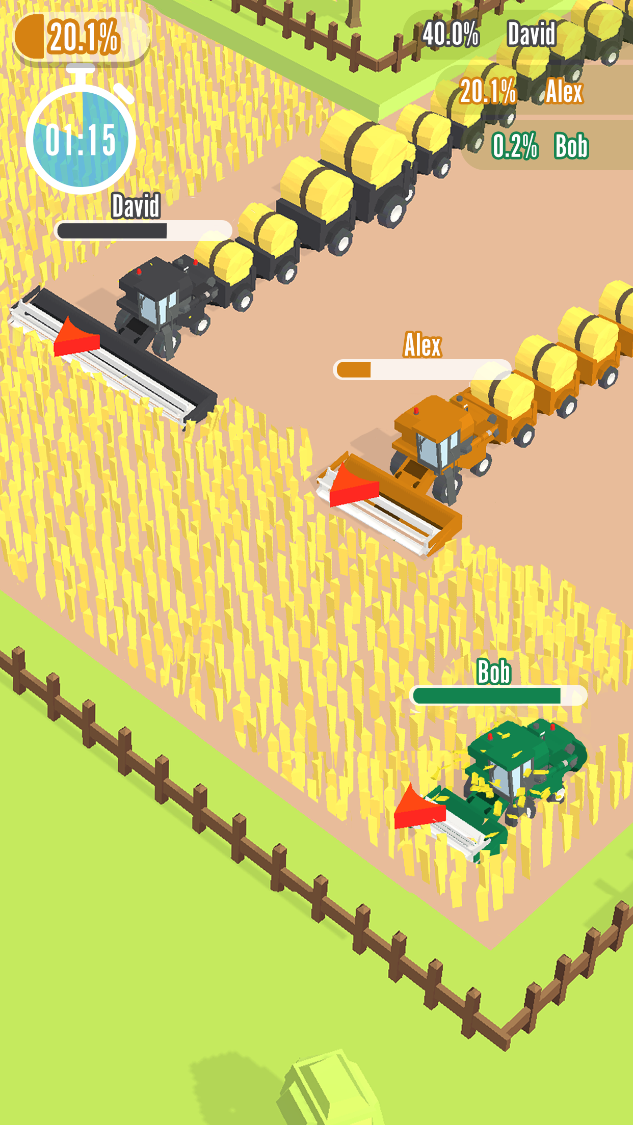 اسکرین شات 2 بازی Harvest.io – 3D Farming Arcade