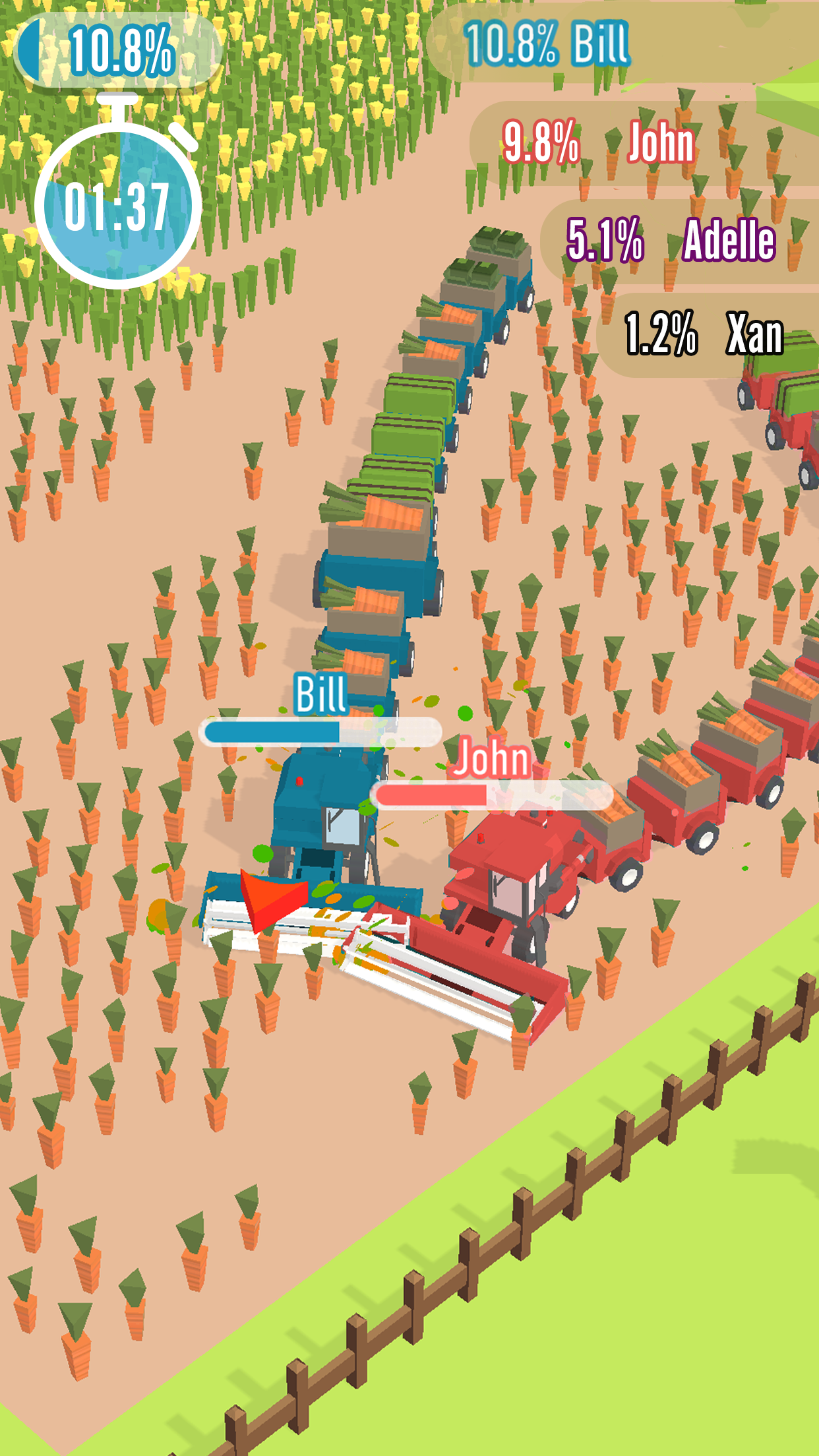 اسکرین شات 3 بازی Harvest.io – 3D Farming Arcade