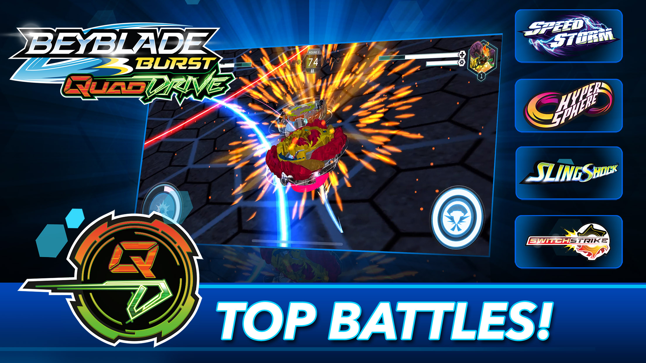 اسکرین شات 1 بازی BEYBLADE BURST app