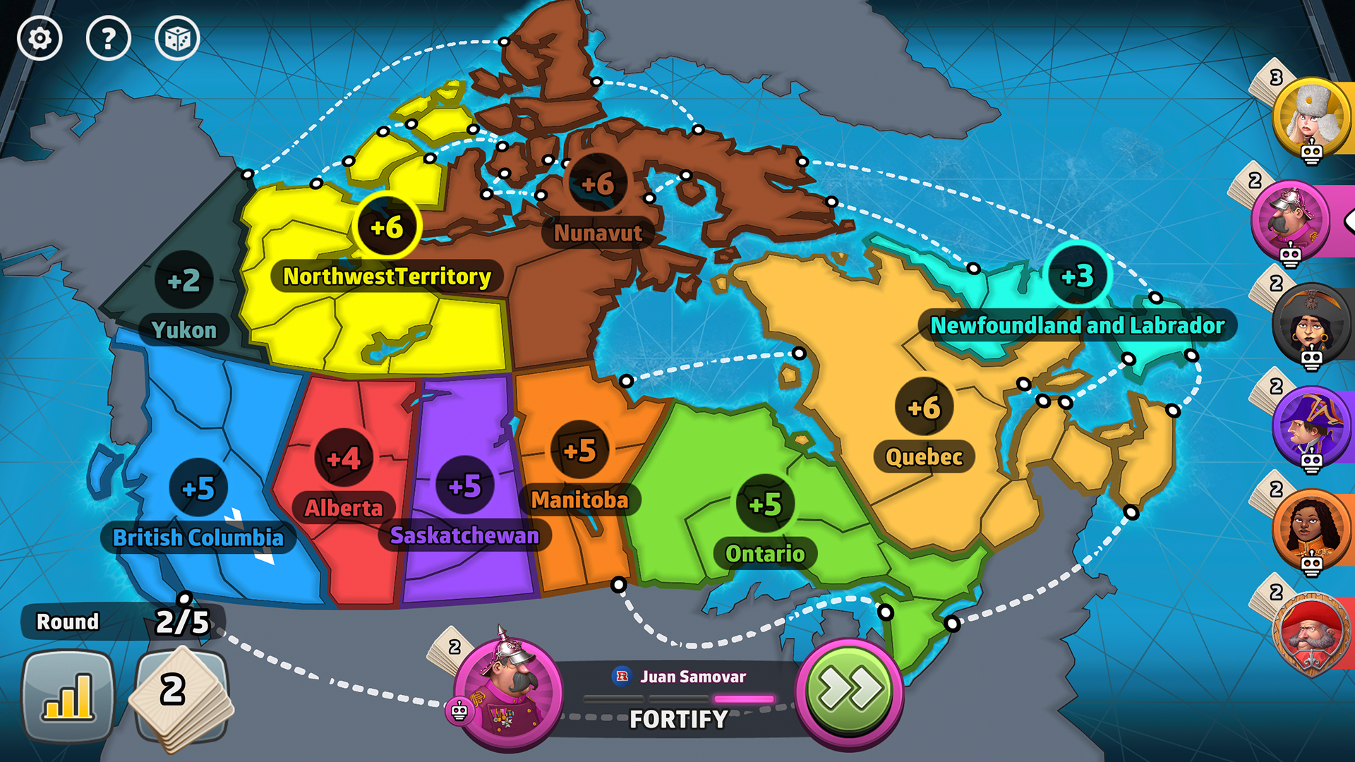 اسکرین شات 5 بازی RISK: Global Domination
