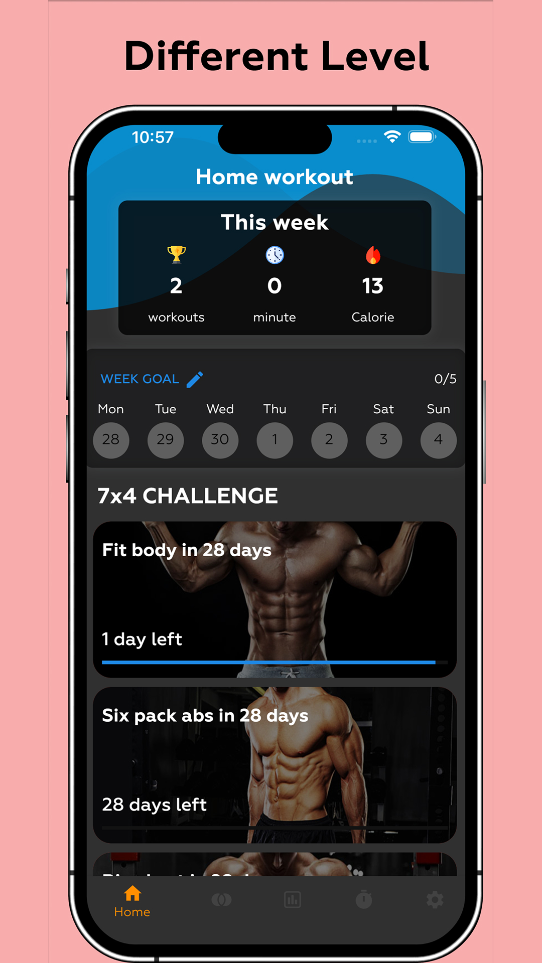 اسکرین شات 4 برنامه Home Workouts - Lose Weight