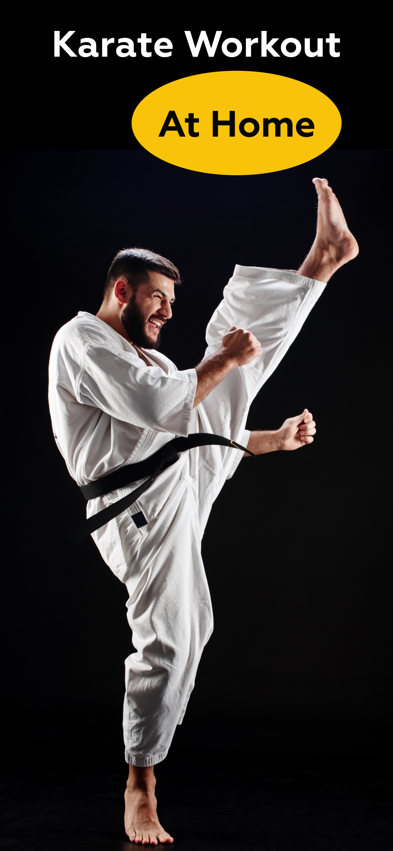اسکرین شات 1 برنامه Karate Workout At Home