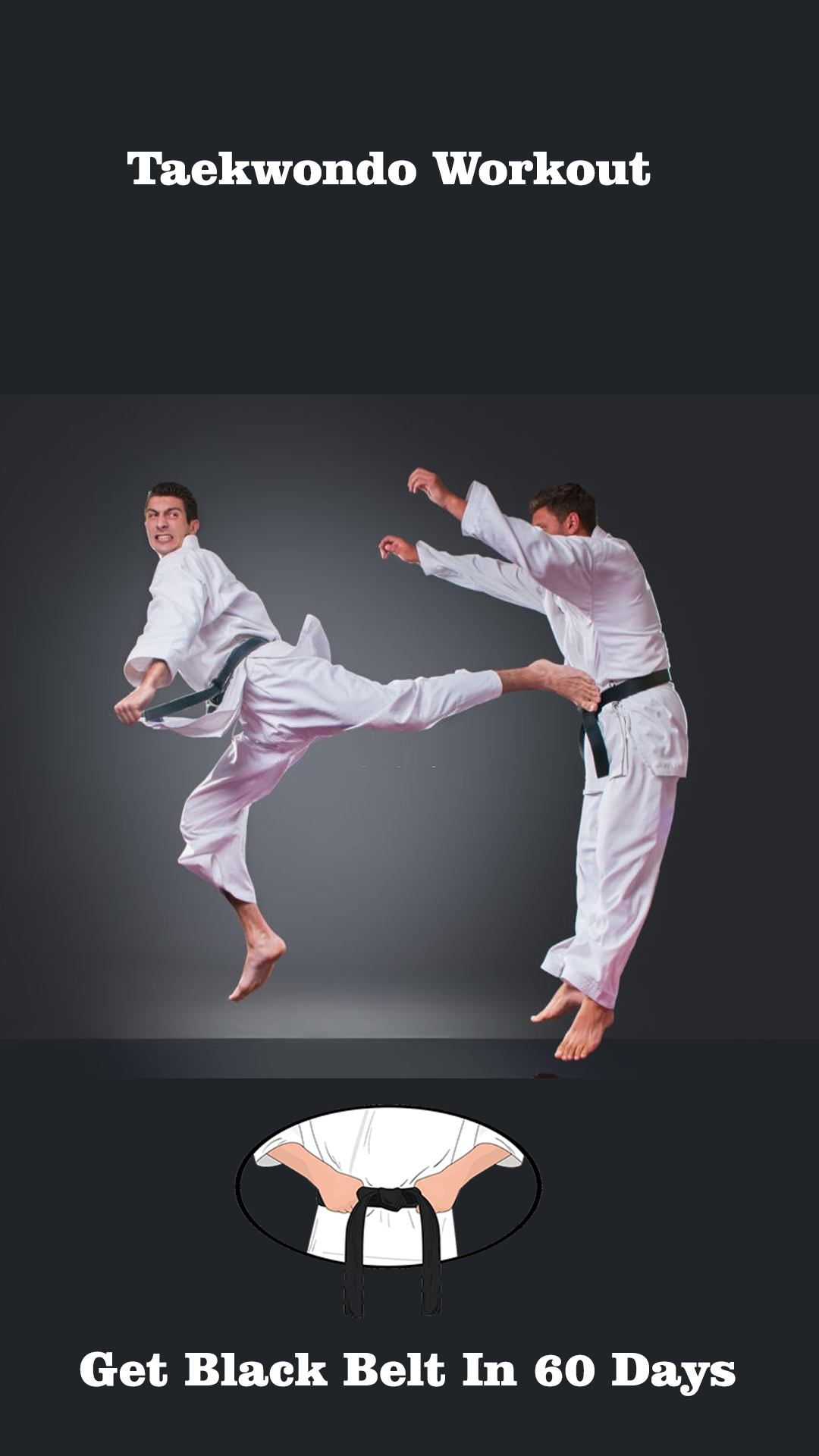 اسکرین شات 1 برنامه Taekwondo Workout At Home