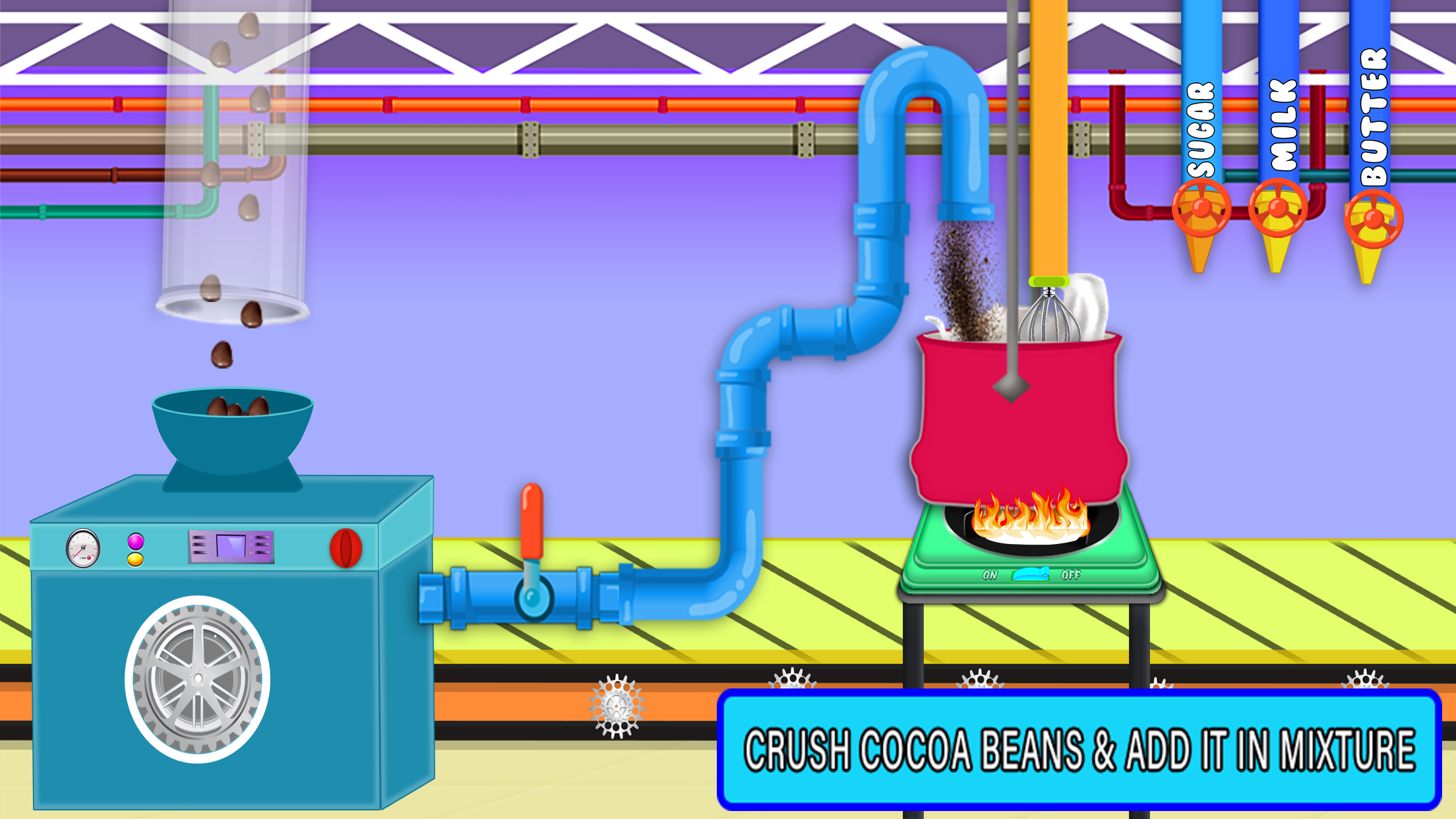اسکرین شات 1 بازی Desert DIY - Chocolate Factory