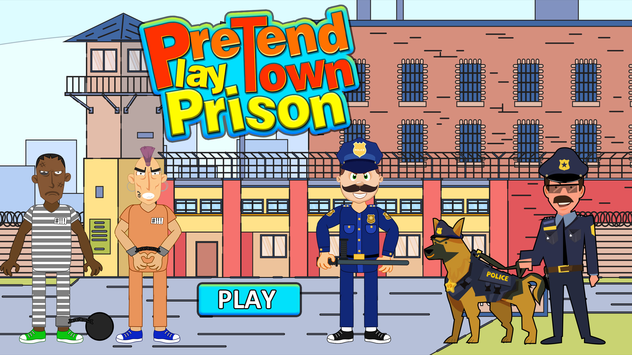 اسکرین شات 5 بازی Pretend Play Prison Town Story