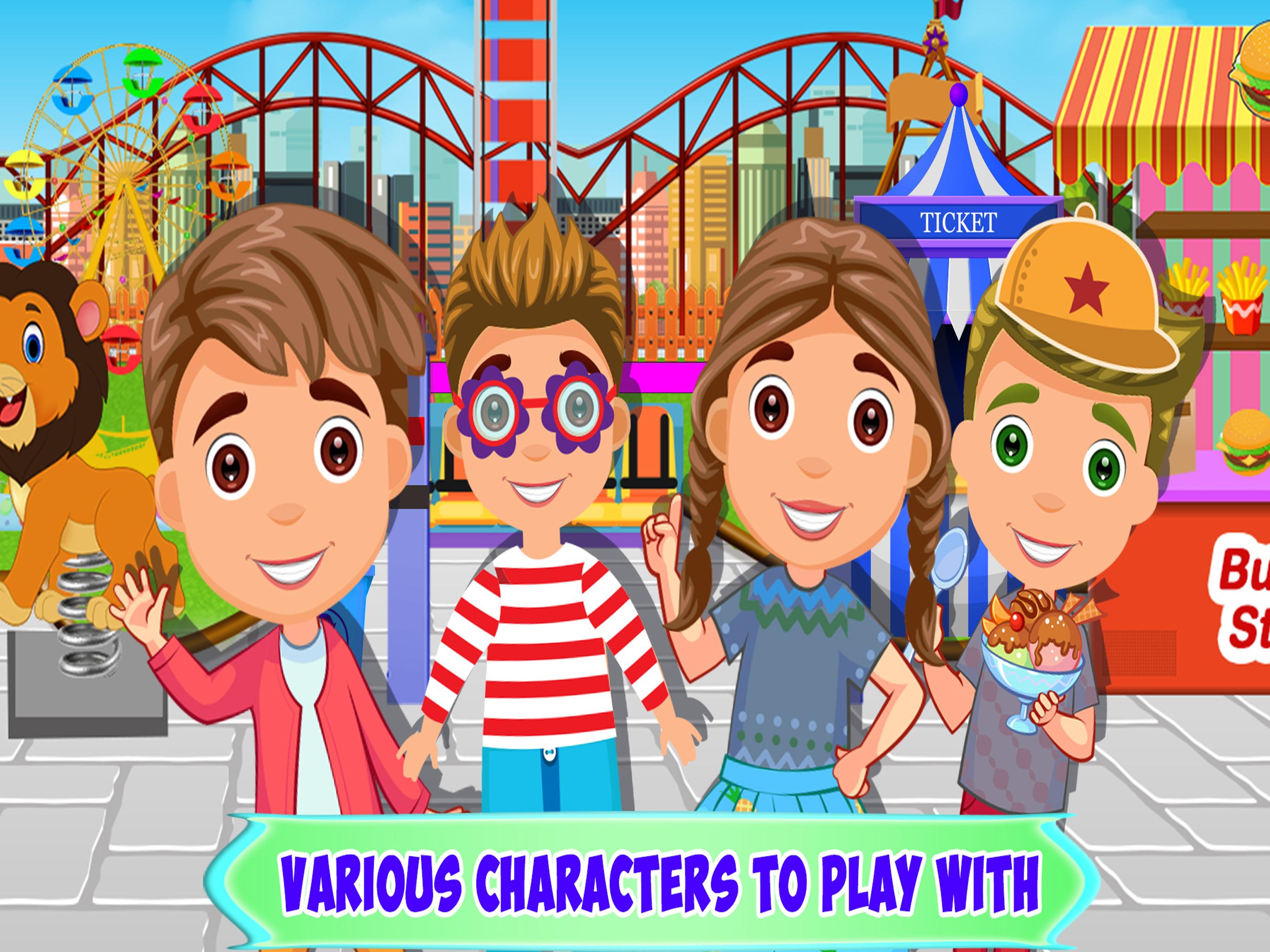 اسکرین شات 6 بازی Fun Town Amusement Park Life