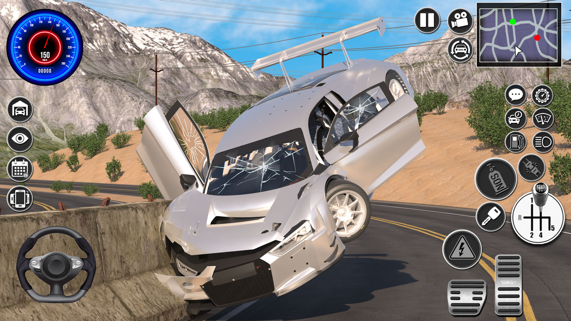 اسکرین شات 3 بازی Car Crash Simulator- Car Games