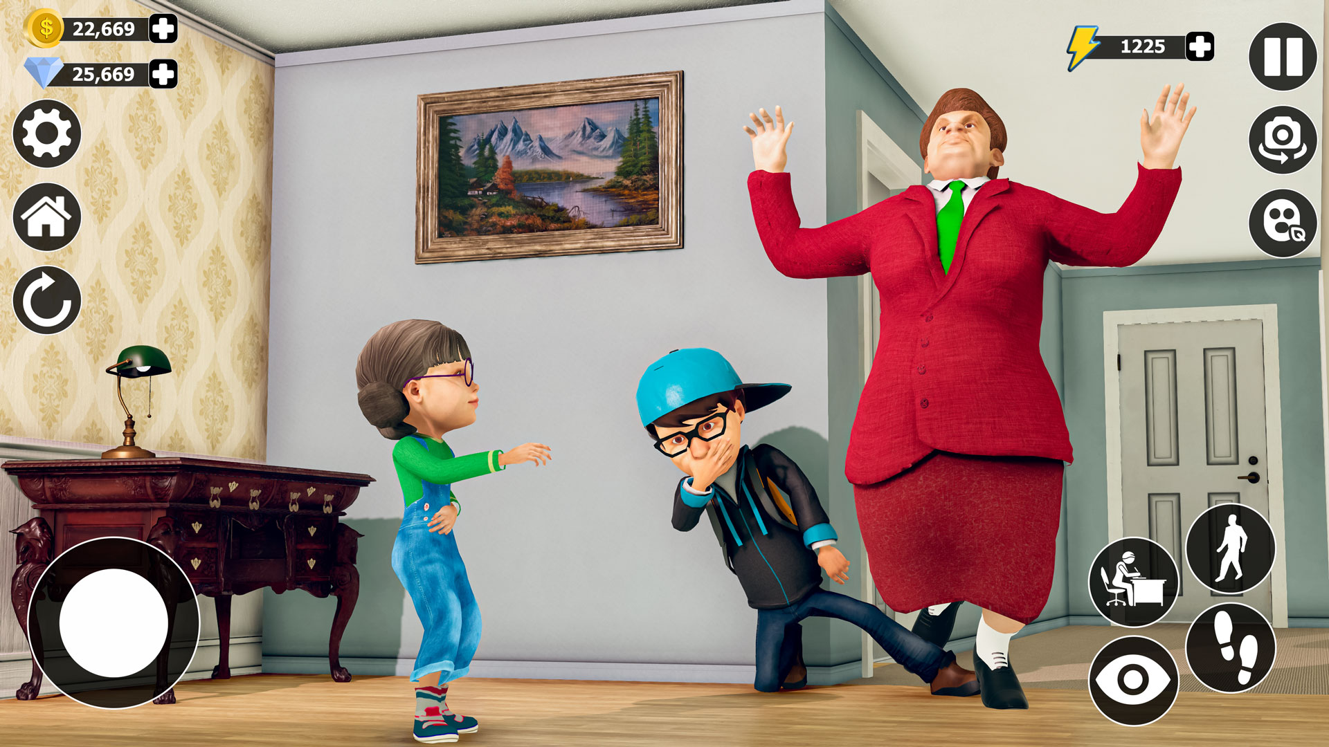 اسکرین شات 1 بازی Scary Evil Mad Teacher 3d Game