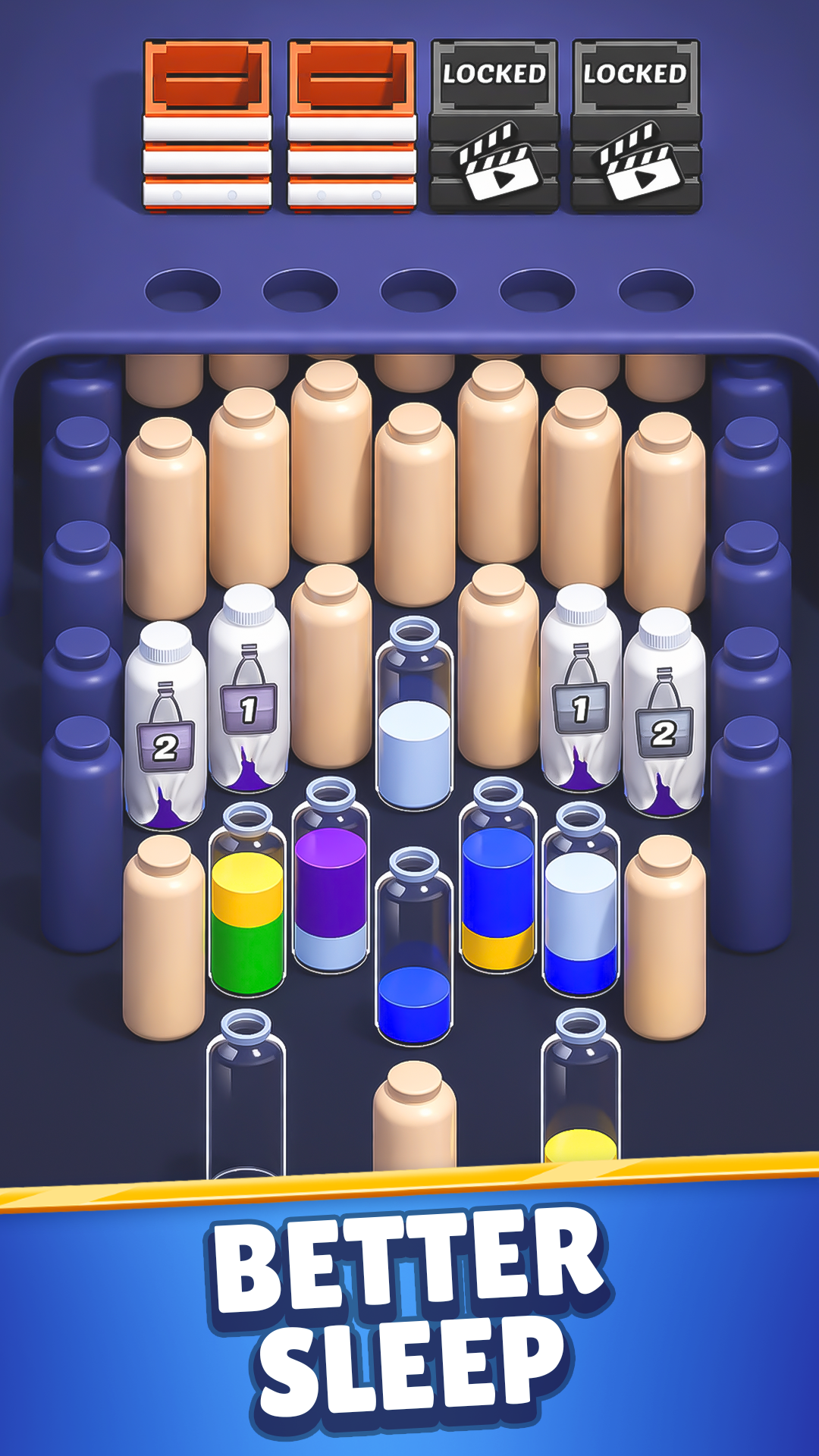 اسکرین شات 4 بازی Water Jam Sort Puzzle