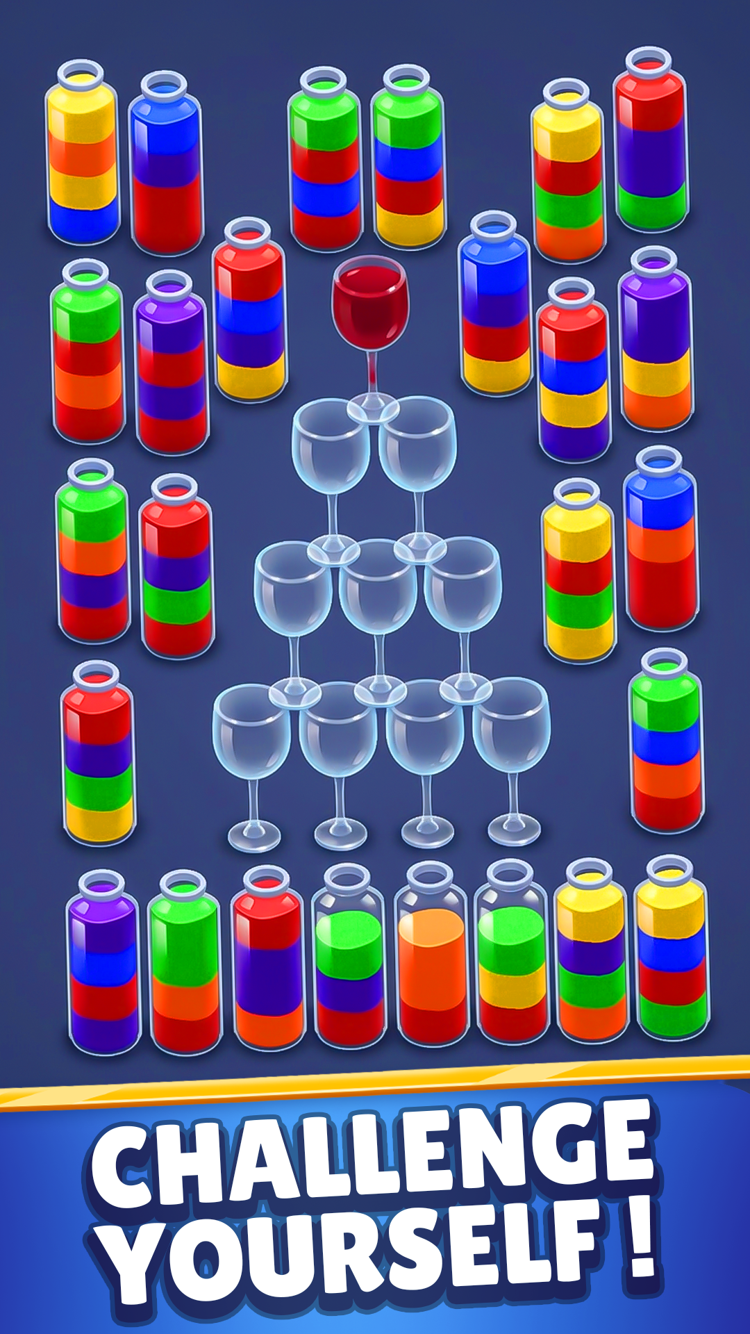 اسکرین شات 1 بازی Water Jam Sort Puzzle