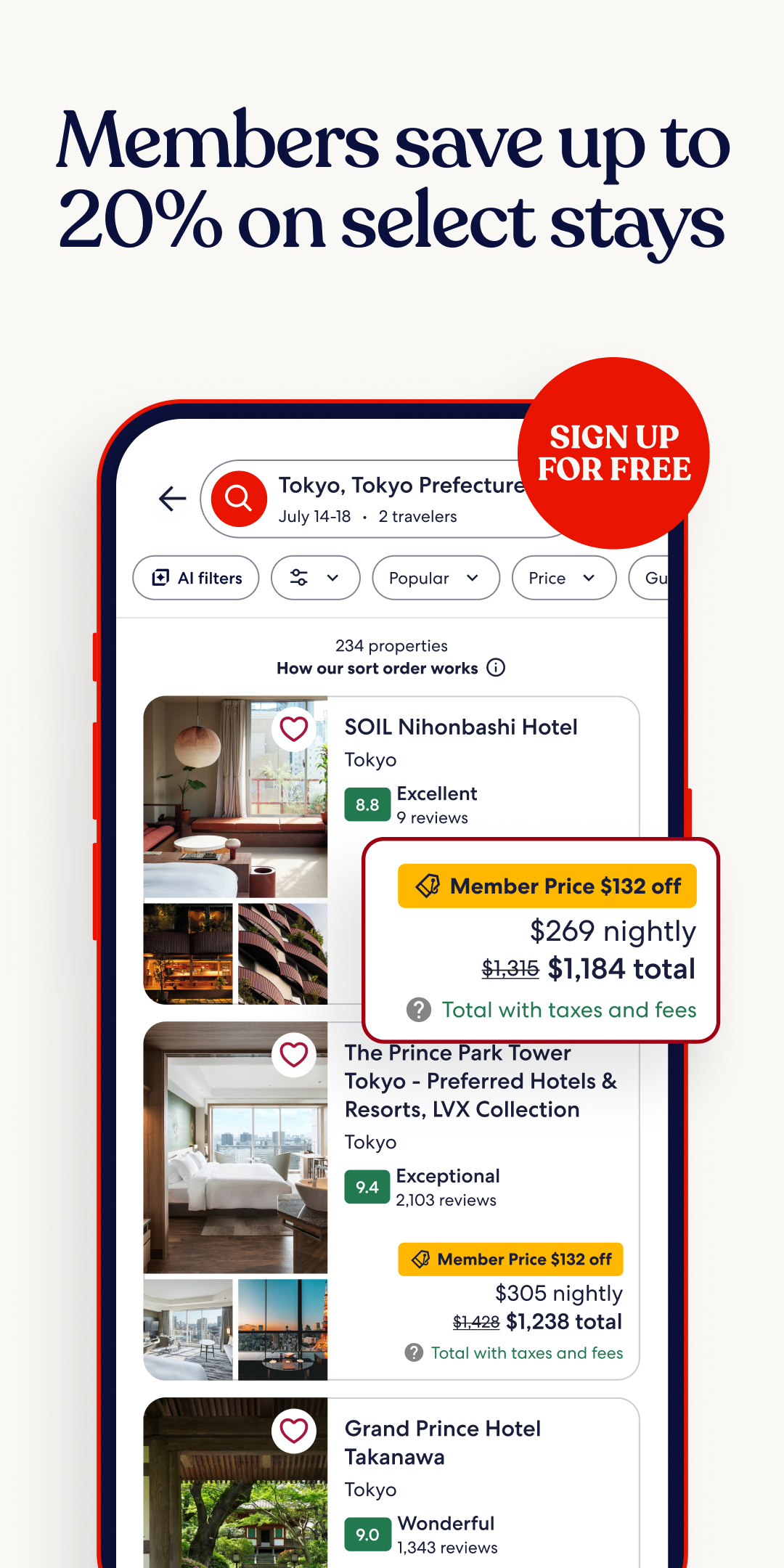 اسکرین شات 3 برنامه Hotels.com: Book Hotel Deals