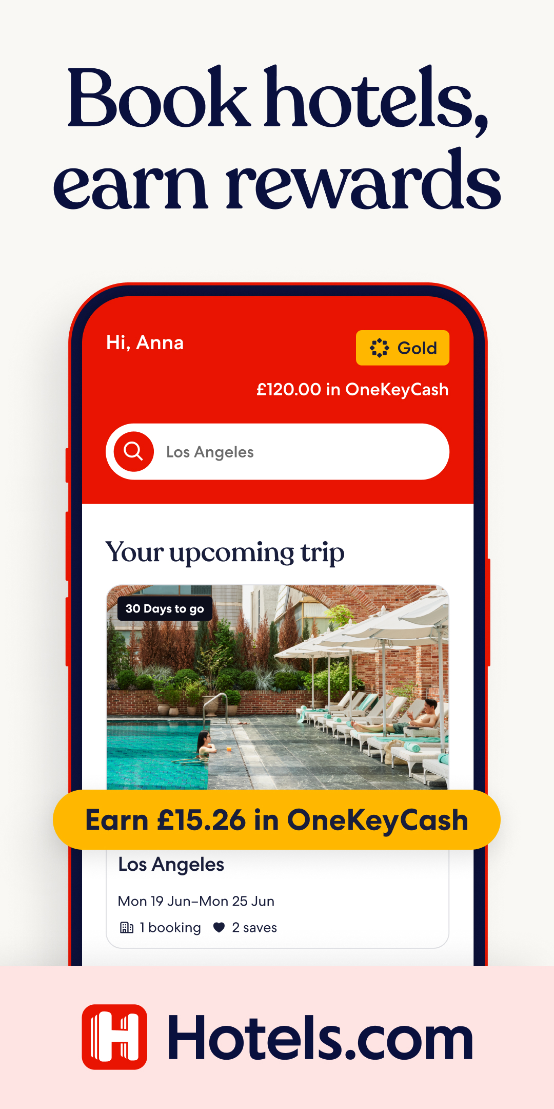 اسکرین شات 1 برنامه Hotels.com: Book Hotels & More