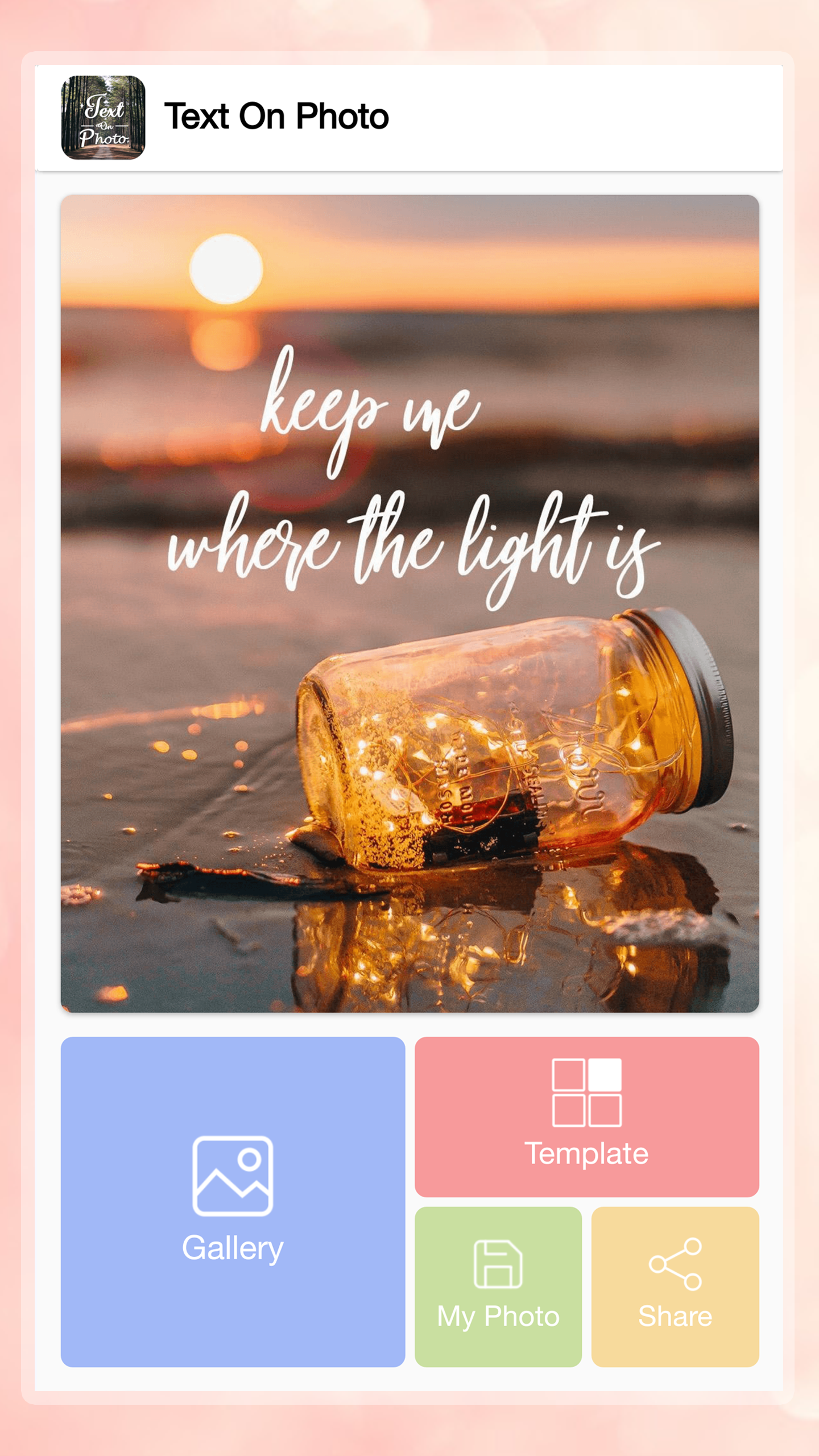اسکرین شات 2 برنامه Text on photo