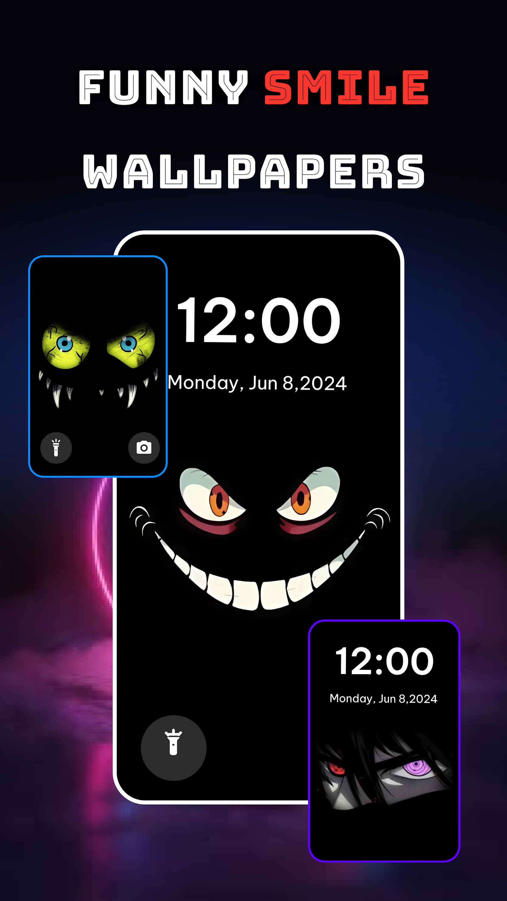 اسکرین شات 4 برنامه Silly Smiles Live wallpaper 4K