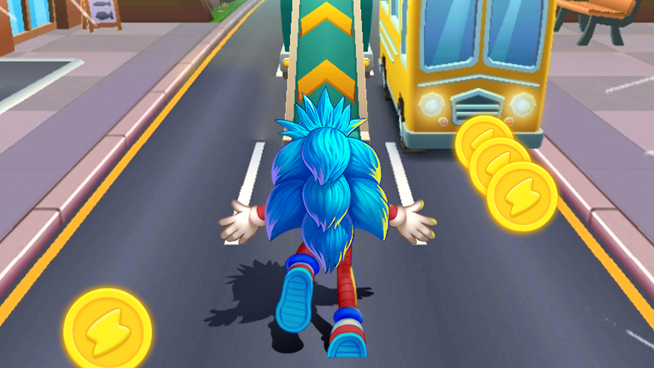 اسکرین شات 6 بازی Hedgehog 3D Blue Run