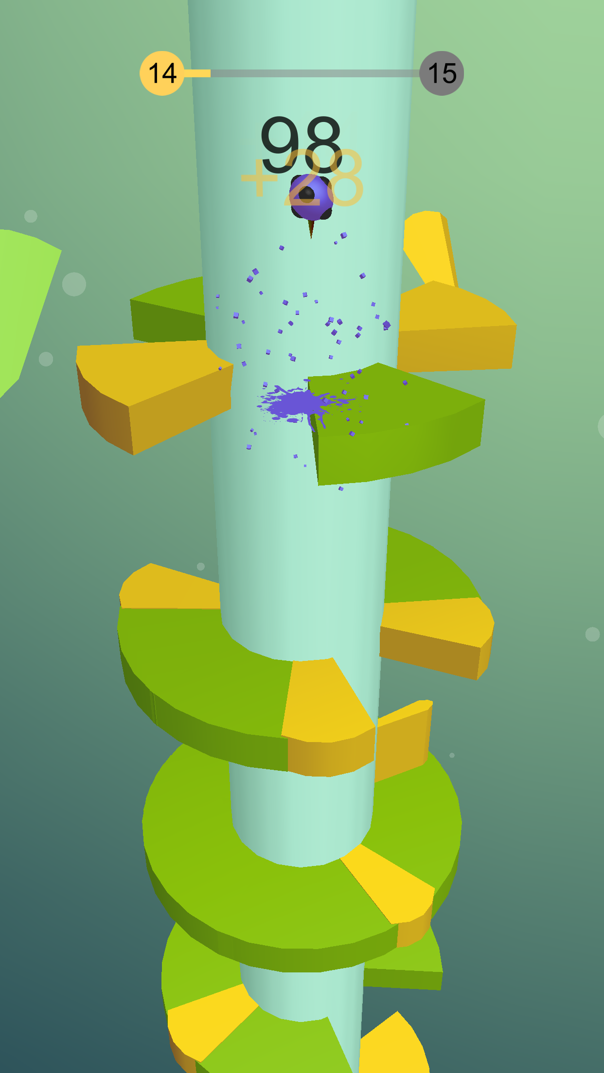 اسکرین شات 2 بازی Jump Jump Ball 2024