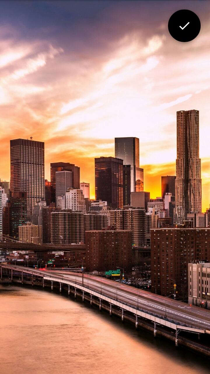 اسکرین شات 2 برنامه New York Wallpapers HD