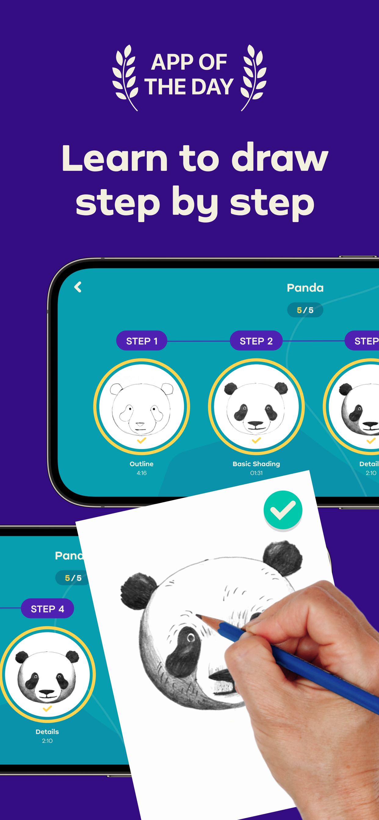 اسکرین شات 1 برنامه Simply Draw: Learn to Draw