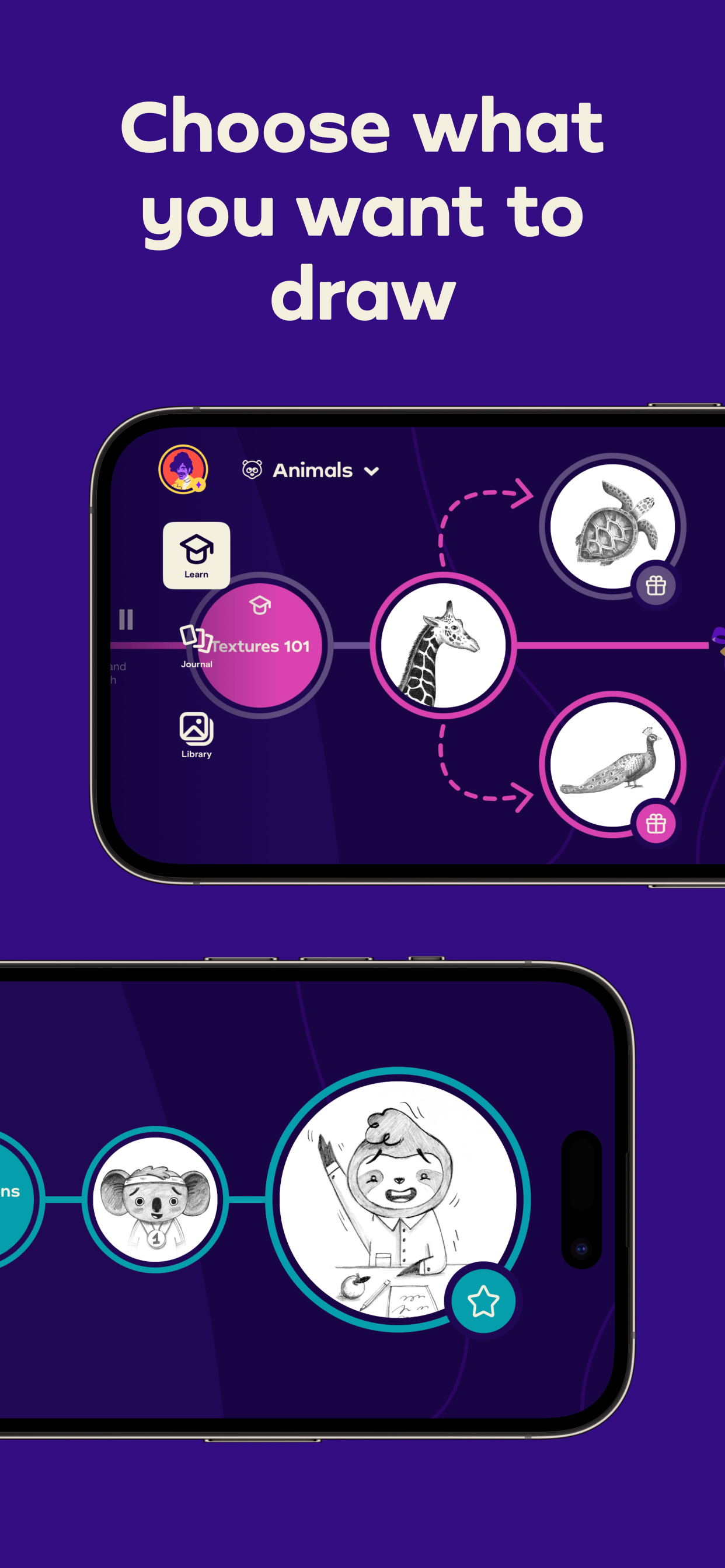 اسکرین شات 3 برنامه Simply Draw: Learn to Draw