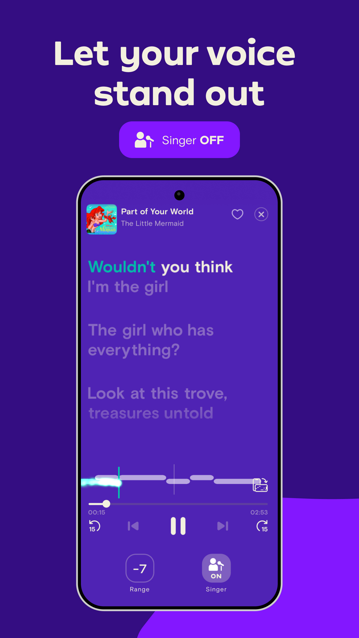 اسکرین شات 4 برنامه Simply Sing: My Singing App