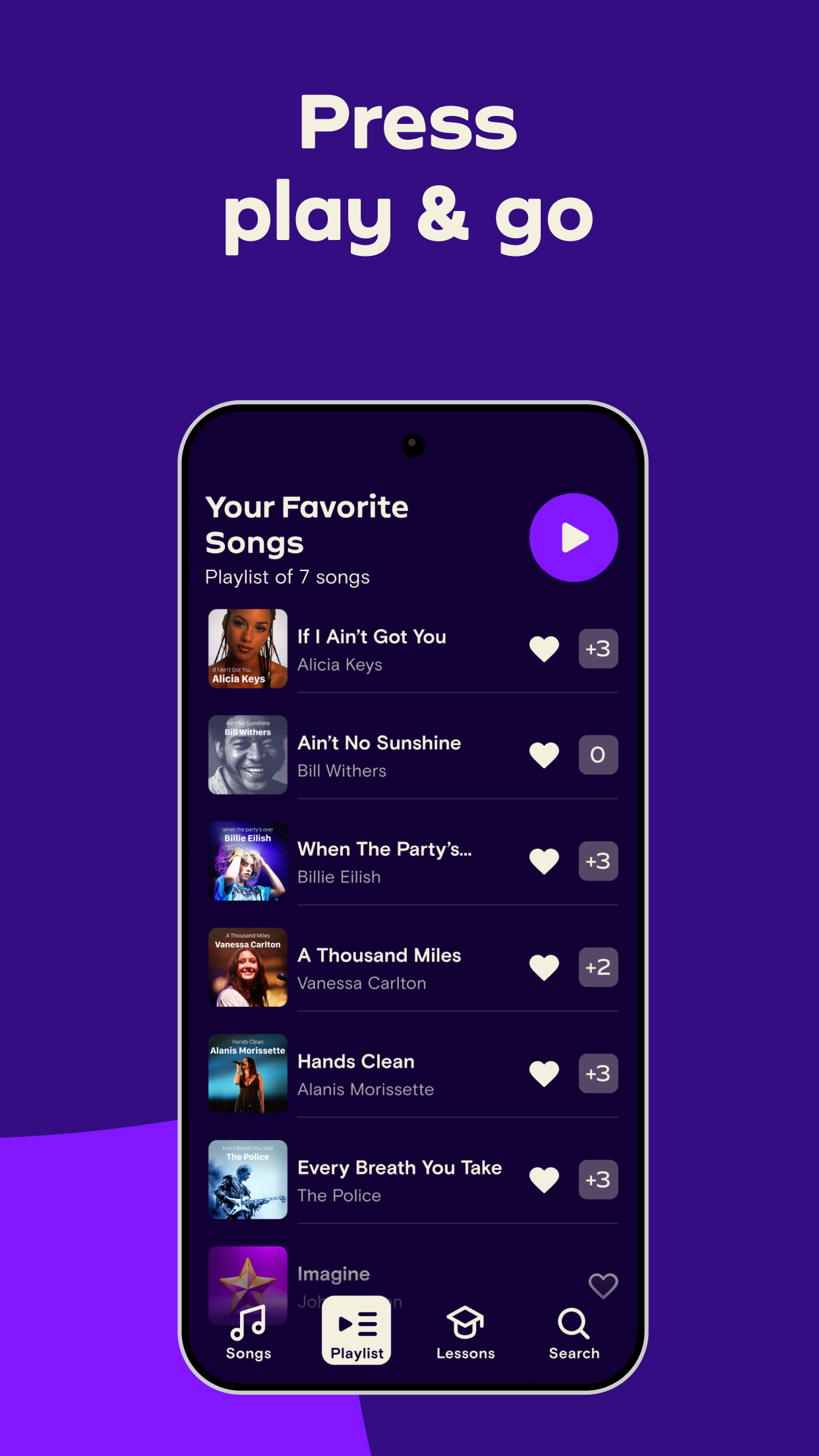 اسکرین شات 5 برنامه Simply Sing: My Singing App