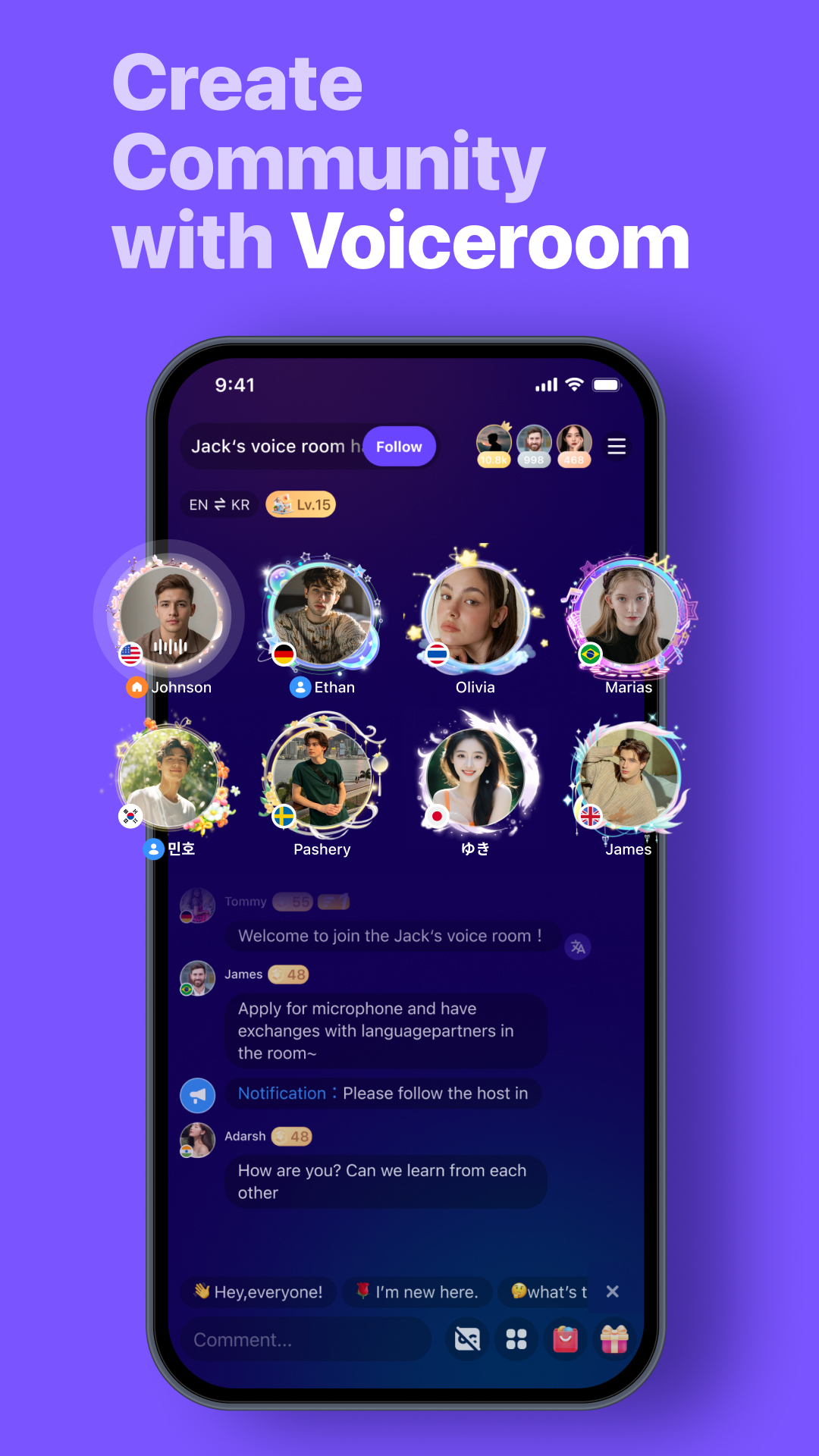 اسکرین شات 5 برنامه HelloTalk - Learn Languages