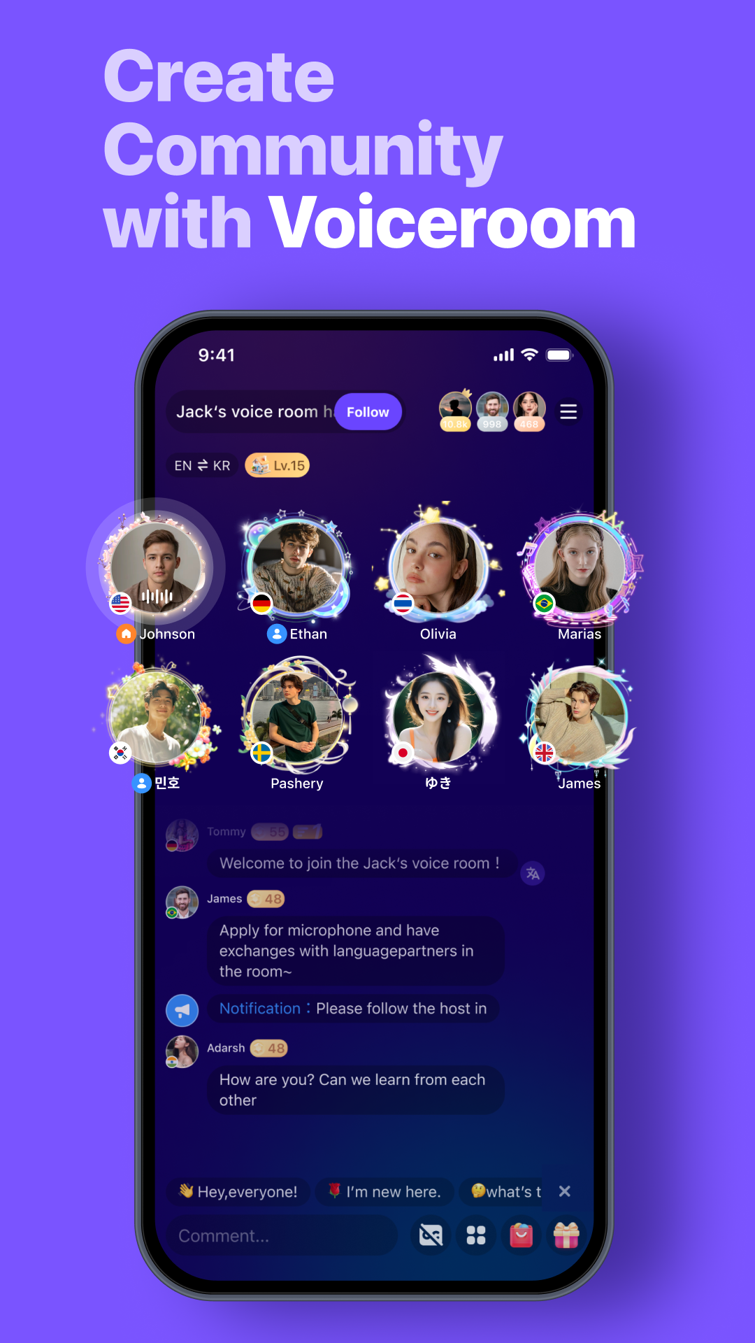 اسکرین شات 5 برنامه HelloTalk - Learn Languages