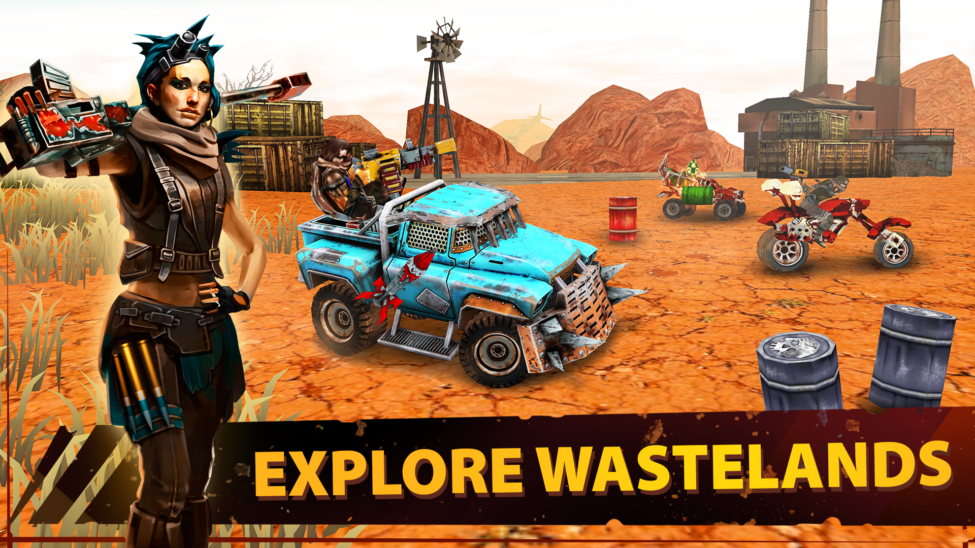 اسکرین شات 2 بازی Dead Paradise Car Race Shooter
