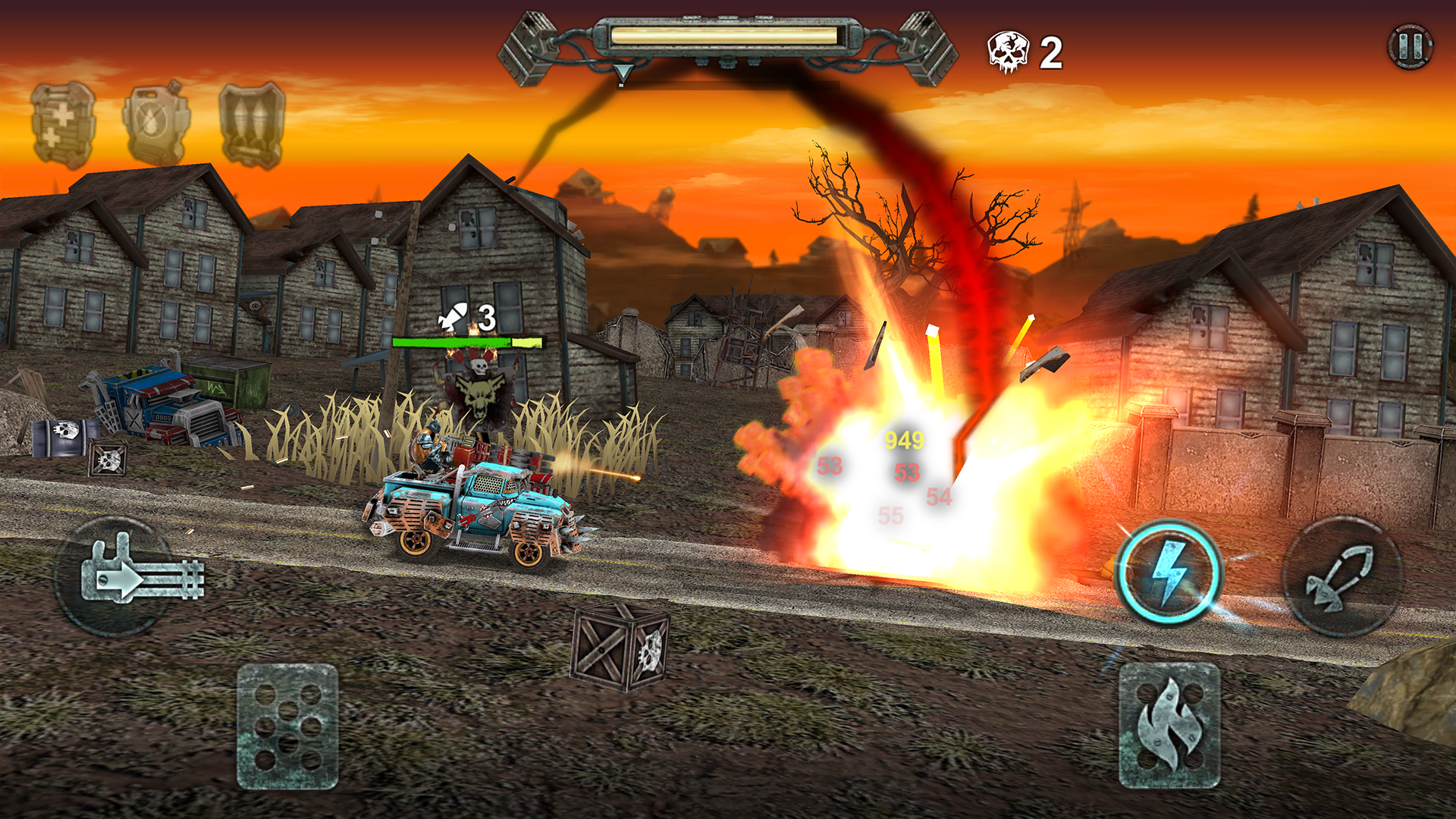 اسکرین شات 1 بازی Dead Paradise Car Race Shooter
