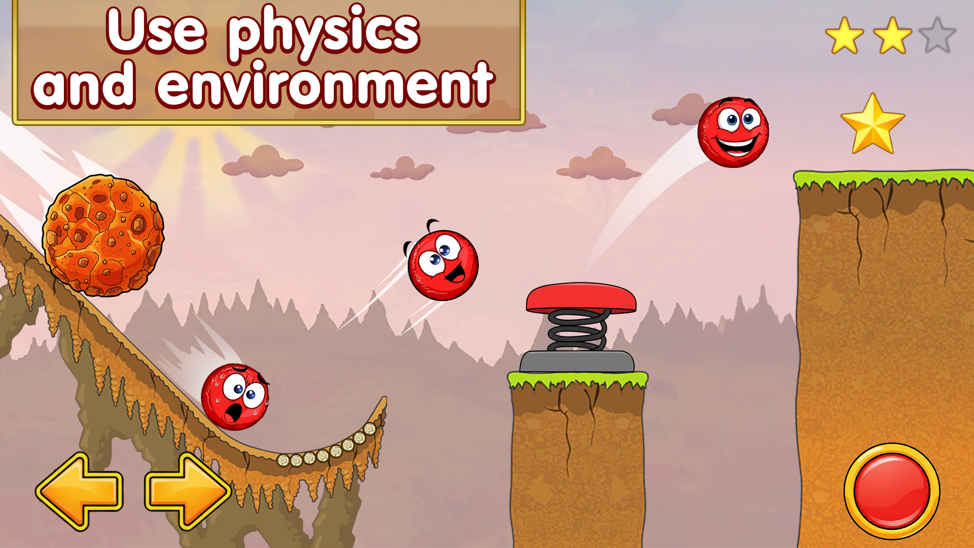 اسکرین شات 1 بازی Red Ball 3: Jump for Love! Bou