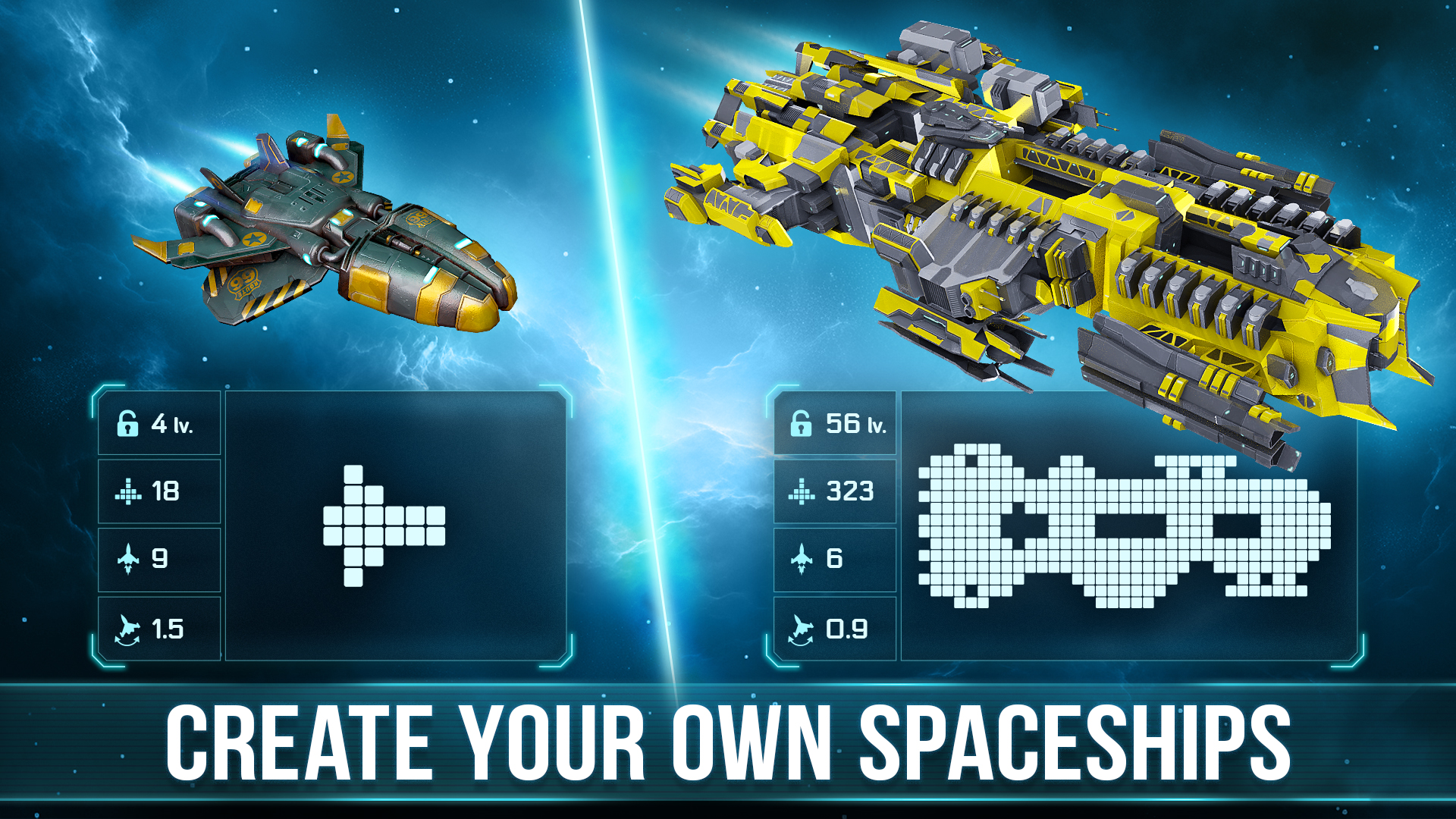 اسکرین شات 1 بازی Space Arena・Spaceship Strategy