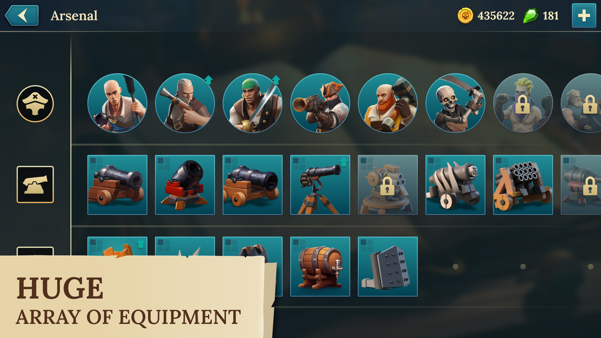 اسکرین شات 5 بازی Pirate Ships・Build and Fight
