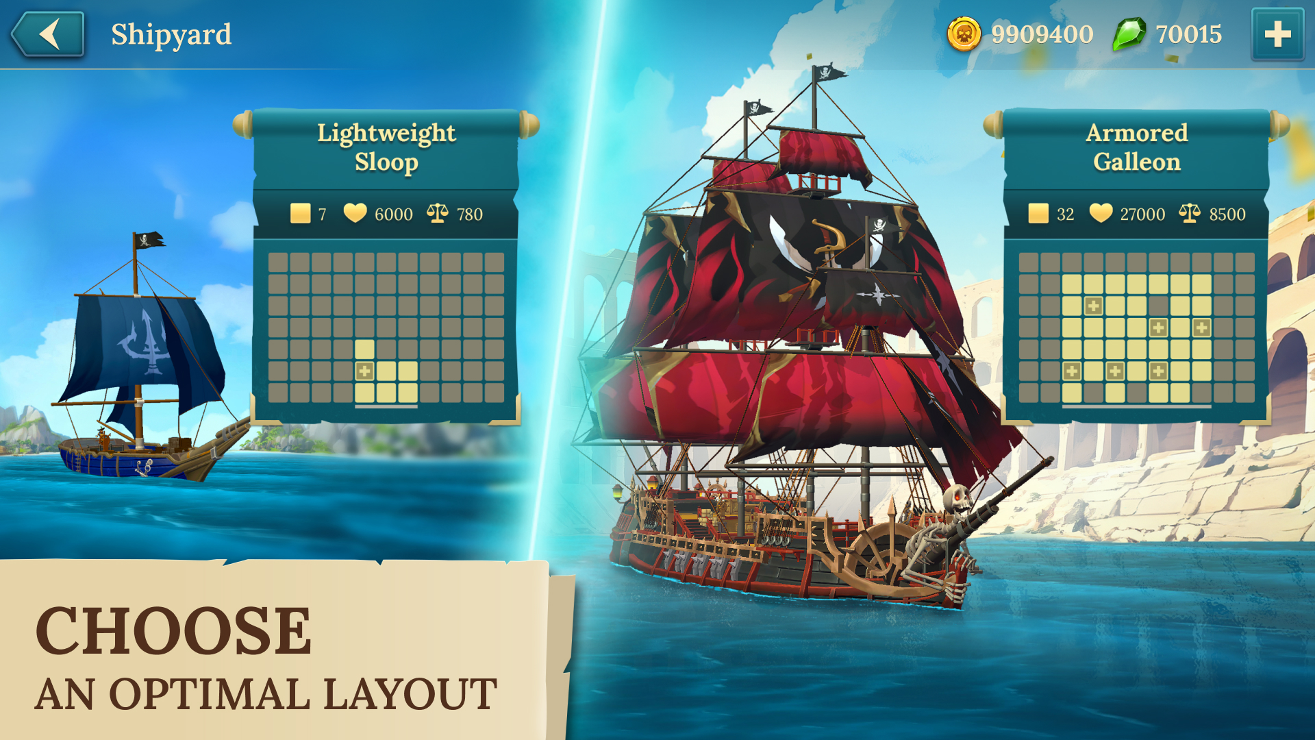 اسکرین شات 4 بازی Pirate Ships・Build and Fight