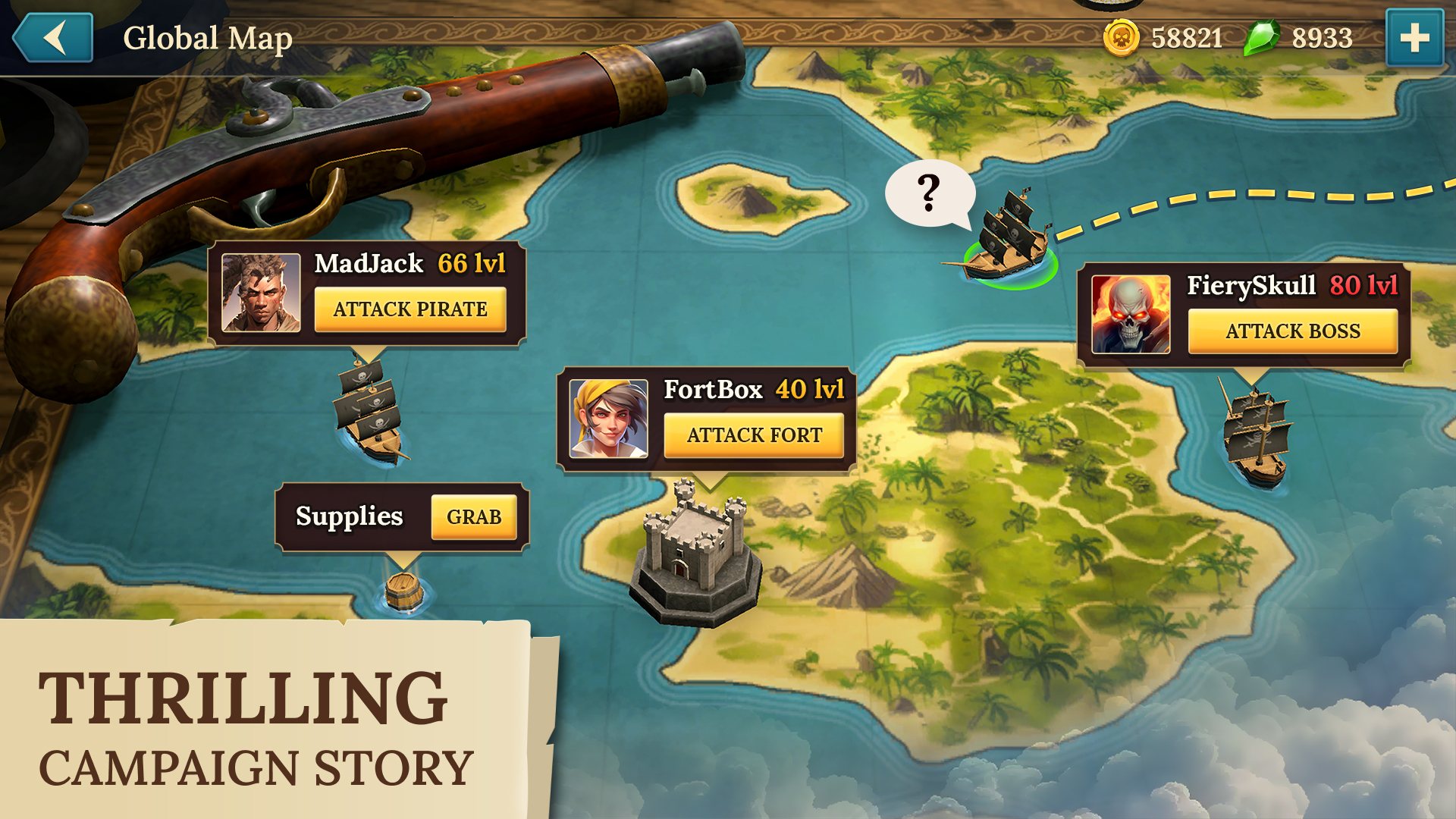 اسکرین شات 7 بازی Pirate Ships・Build and Fight