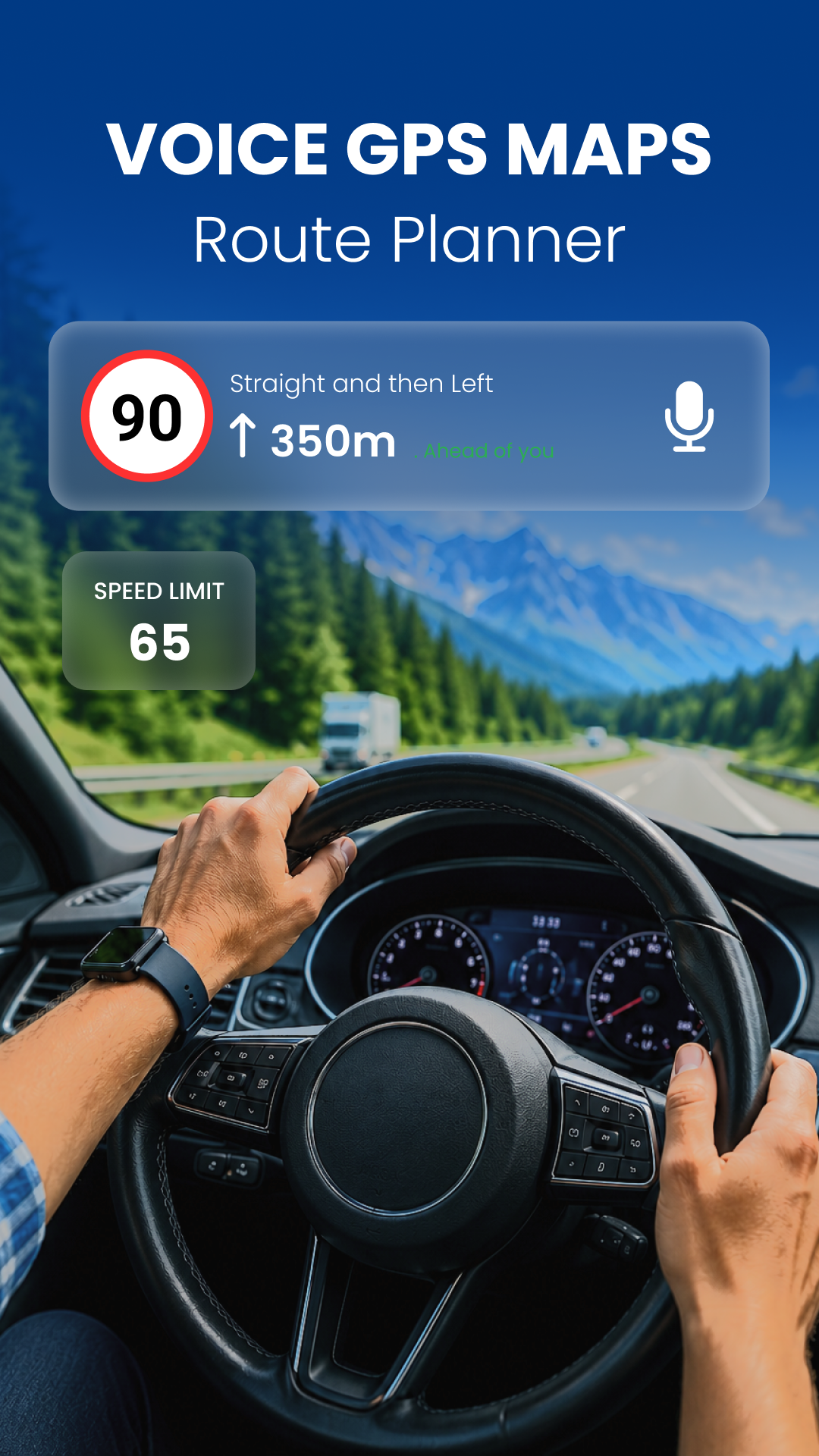 اسکرین شات 2 برنامه Voice GPS Maps - Route Planner