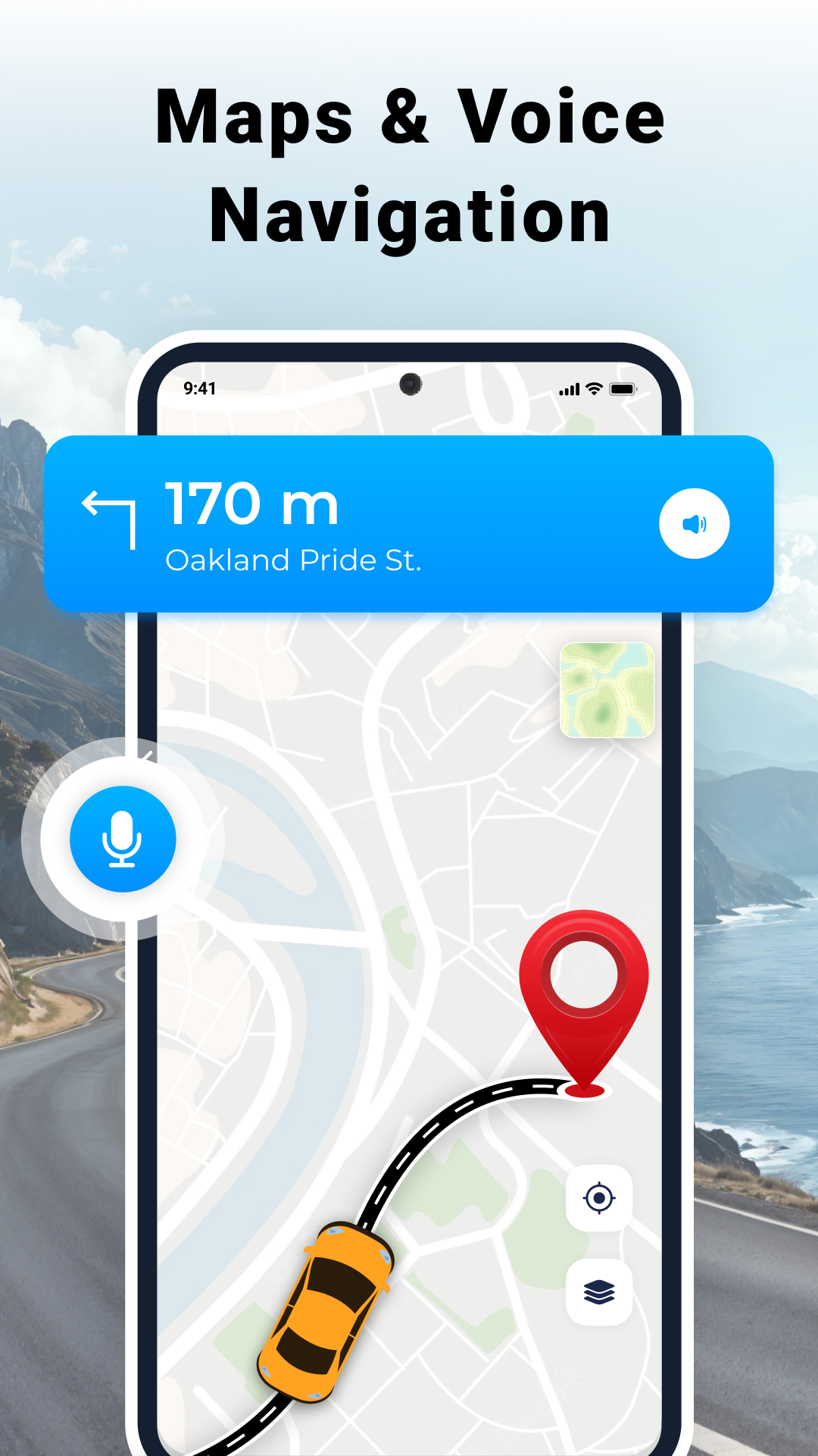 اسکرین شات 7 برنامه Voice GPS Maps - Route Planner