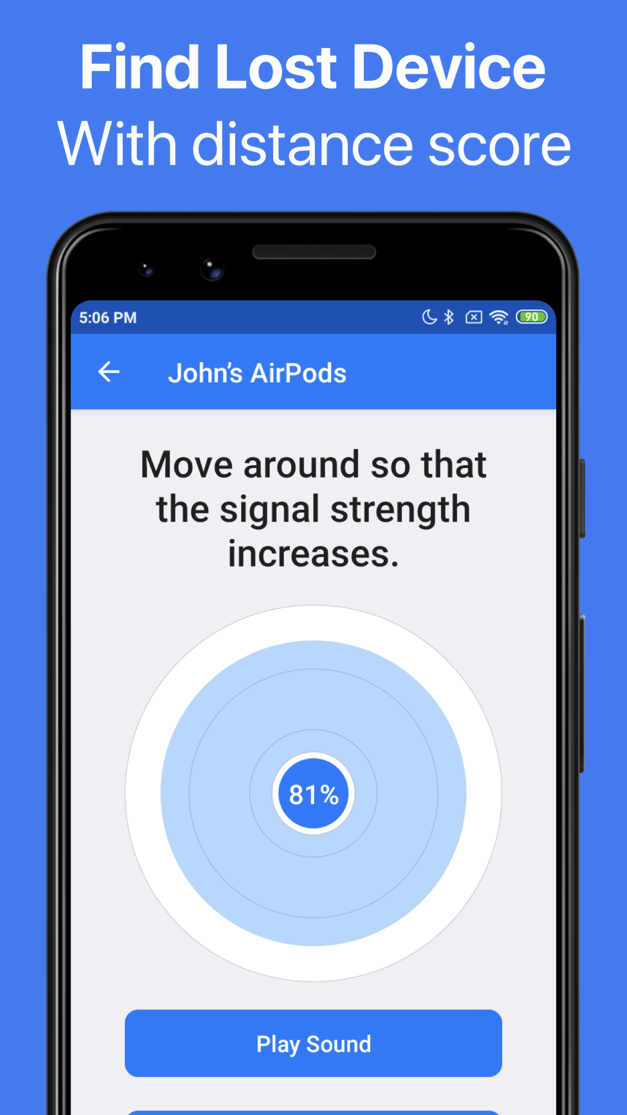 اسکرین شات 2 برنامه Wunderfind: Find Lost Device - Headphones