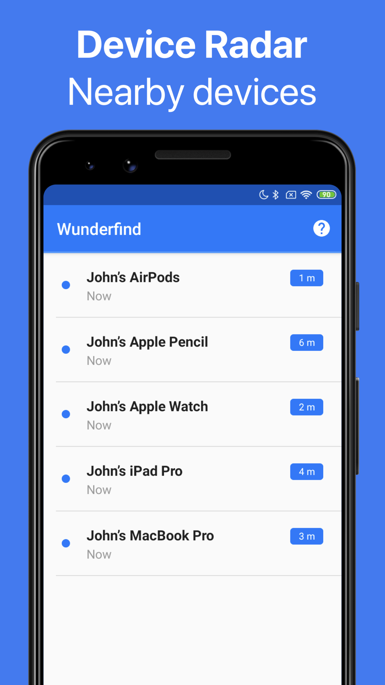 اسکرین شات 3 برنامه Wunderfind: Find Lost Device - Headphones
