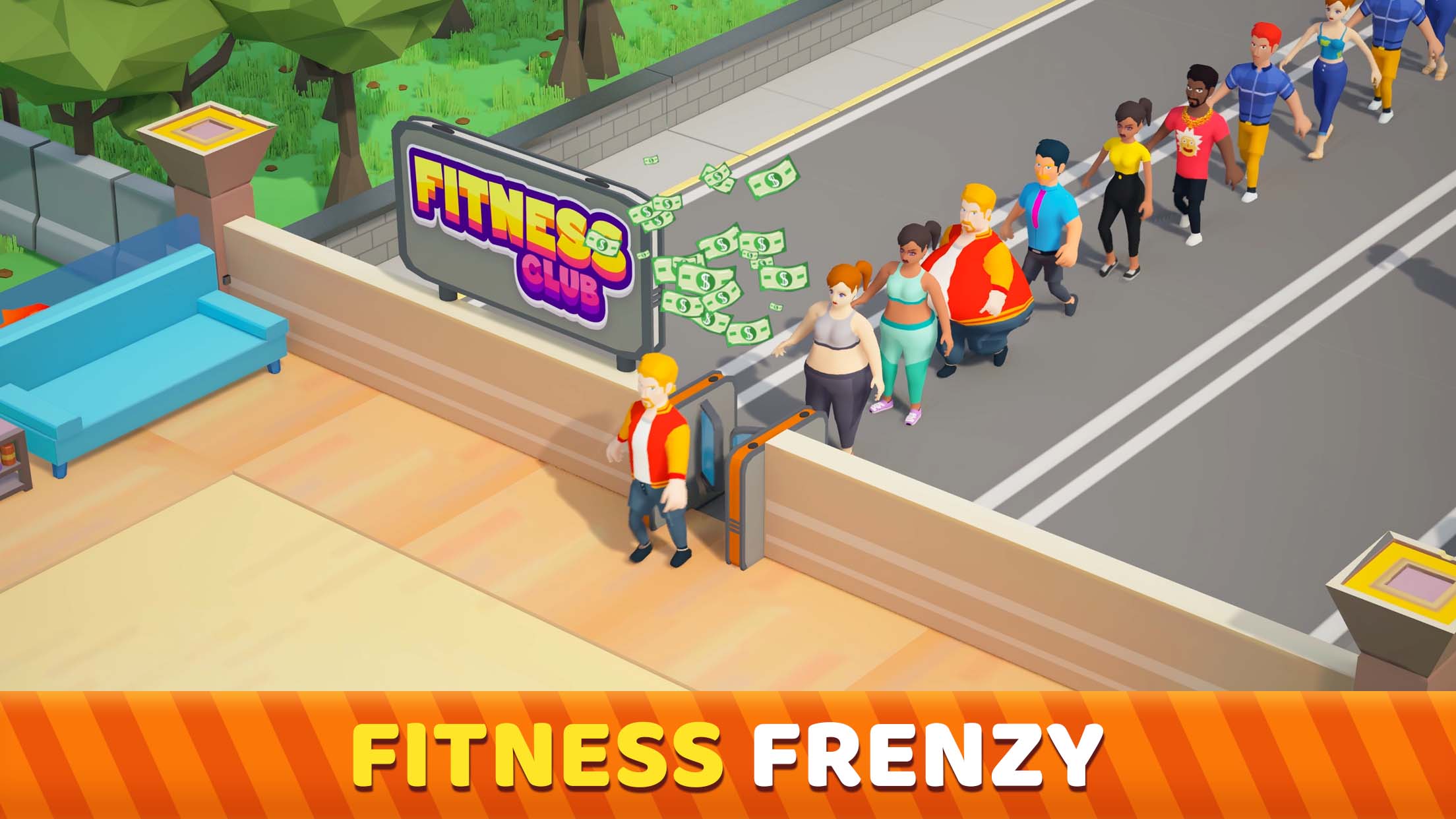 اسکرین شات 1 بازی Fitness Club Tycoon