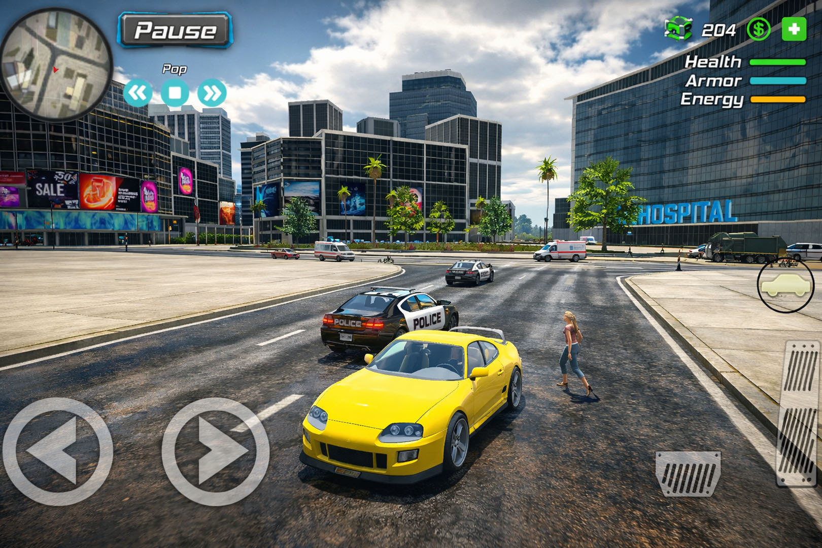 اسکرین شات 3 بازی Rope Wing Hero Gangster Vegas