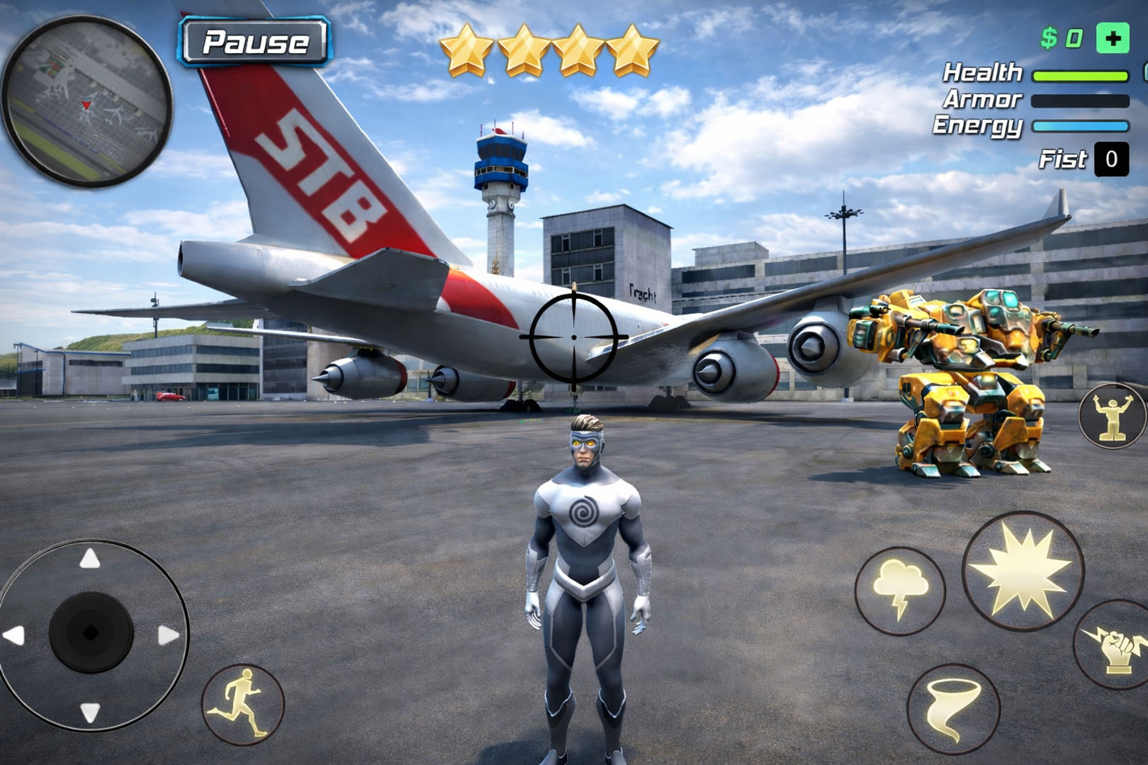 اسکرین شات 8 بازی Hurricane Superhero Tornado