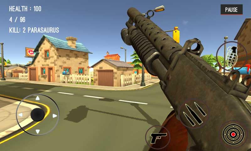 اسکرین شات 7 بازی Dinosaur Hunter Dino City 2017