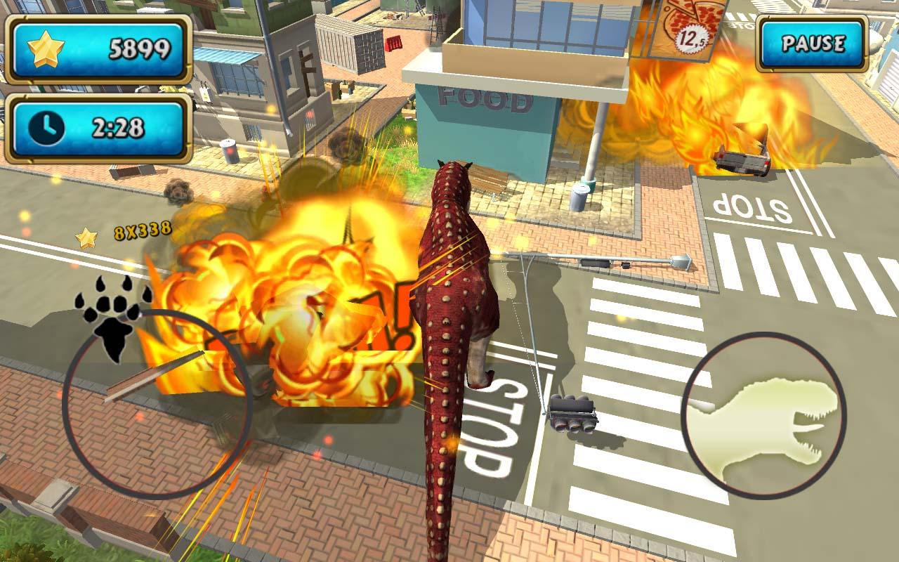 اسکرین شات 1 بازی Dinosaur Simulator 2 Dino City