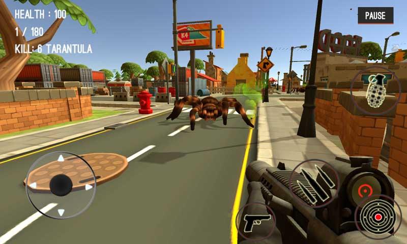 اسکرین شات 6 بازی Spider Hunter Amazing City 3D