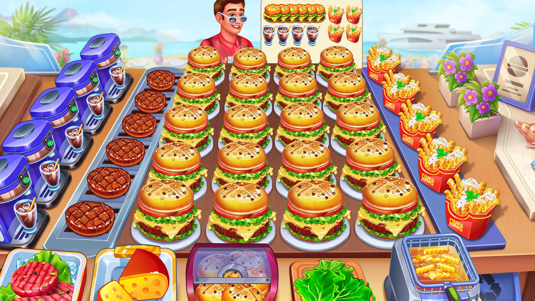 اسکرین شات 7 بازی Cooking Restaurant Food Games